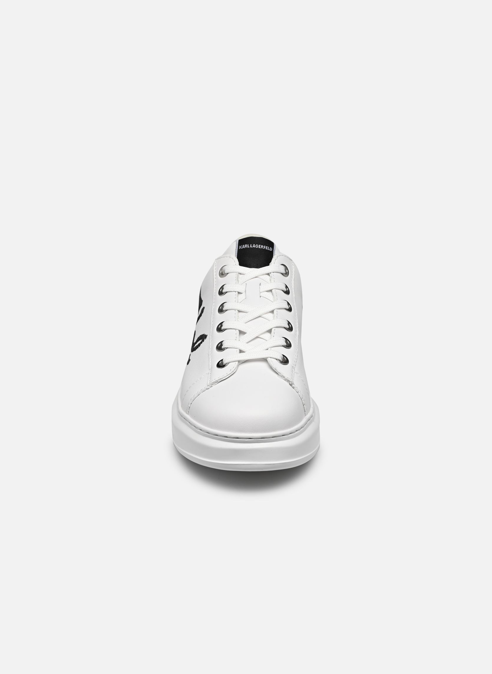Baskets basses Kapri Whipstitch Lo Lace femme blanc Karl Lagerfeld Baskets basses Kapri Whipstitch Lo Lace femme blanc White Lthr W/Black