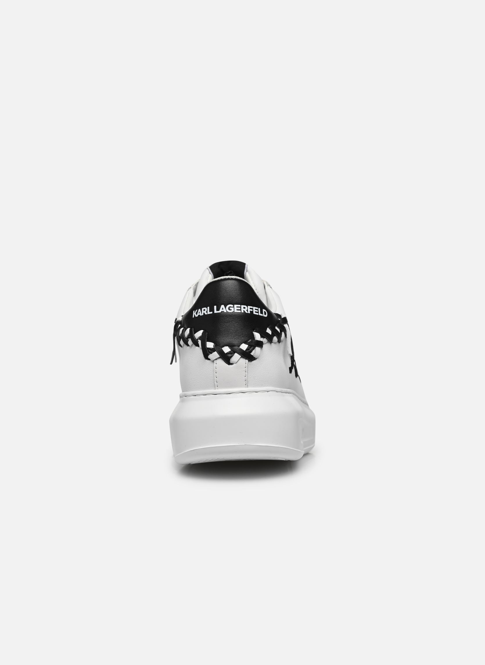 Baskets basses Kapri Whipstitch Lo Lace femme blanc Karl Lagerfeld Baskets basses Kapri Whipstitch Lo Lace femme blanc White Lthr W/Black