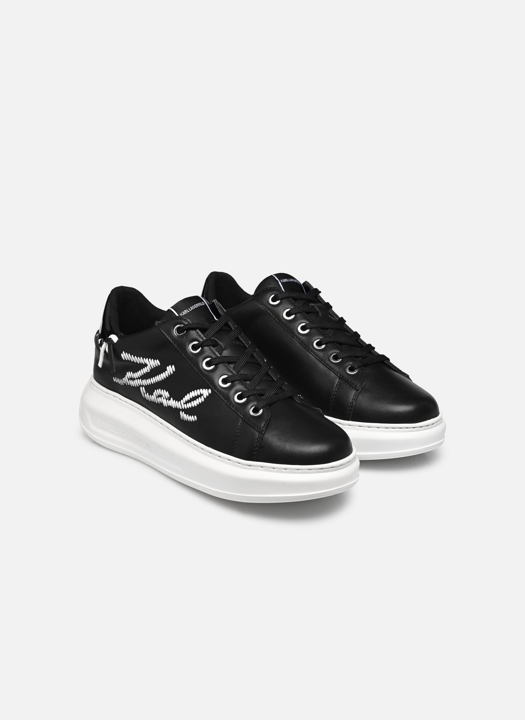 Zapatillas bajas Kapri Whipstitch Lo Lace mujer negro Karl Lagerfeld Zapatillas bajas Kapri Whipstitch Lo Lace mujer negro Black Lthr