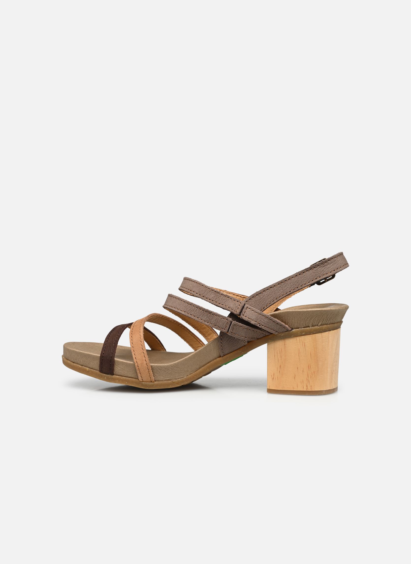 Sandales compensées et plateformes Deba N5565 femme marron El Naturalista Sandales compensées et plateformes Deba N5565 femme marron MULTI PLUME
