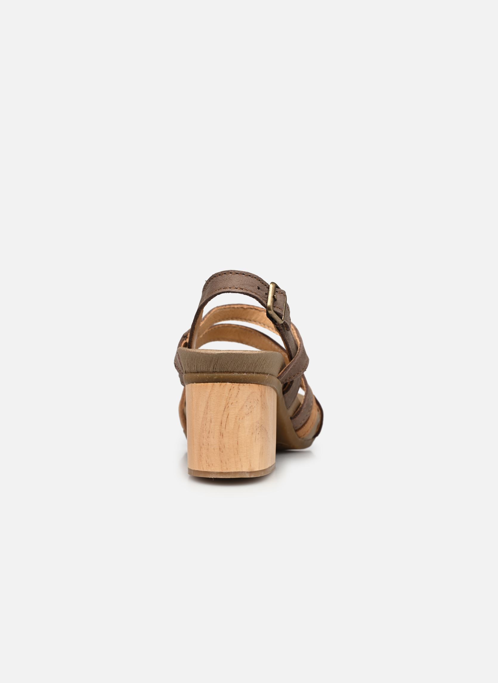 Sandales compensées et plateformes Deba N5565 femme marron El Naturalista Sandales compensées et plateformes Deba N5565 femme marron MULTI PLUME