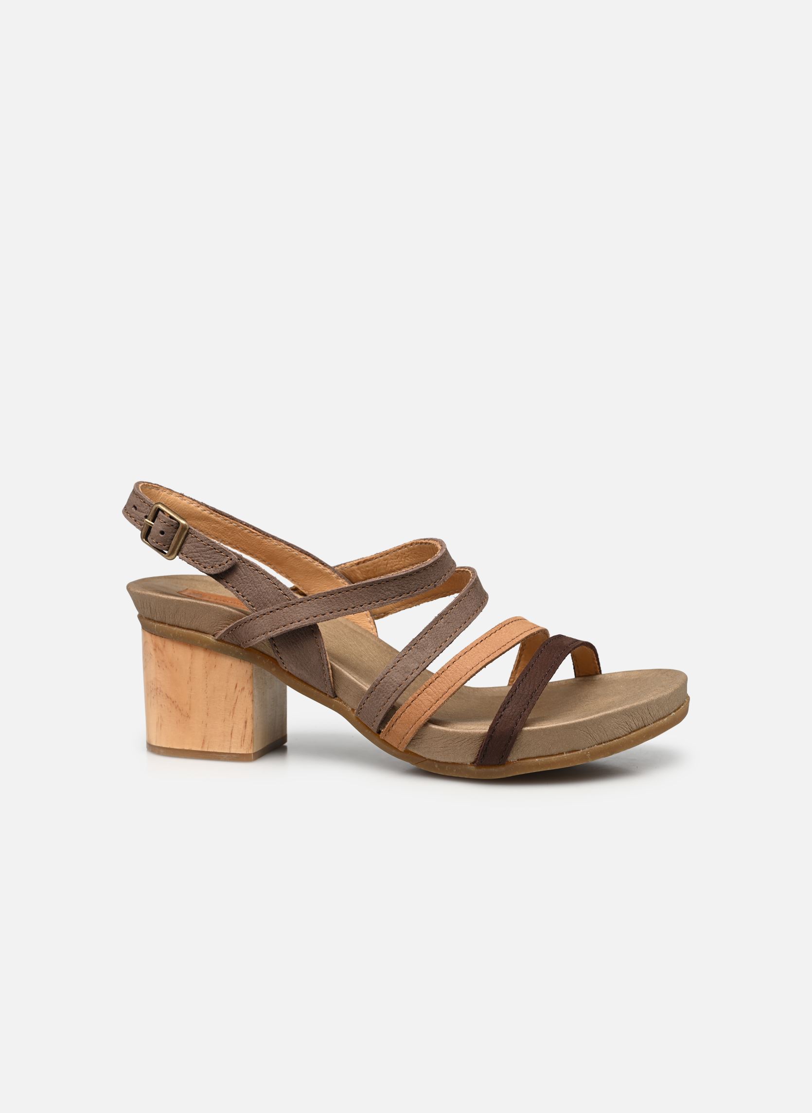 Sandales compensées et plateformes Deba N5565 femme marron El Naturalista Sandales compensées et plateformes Deba N5565 femme marron MULTI PLUME