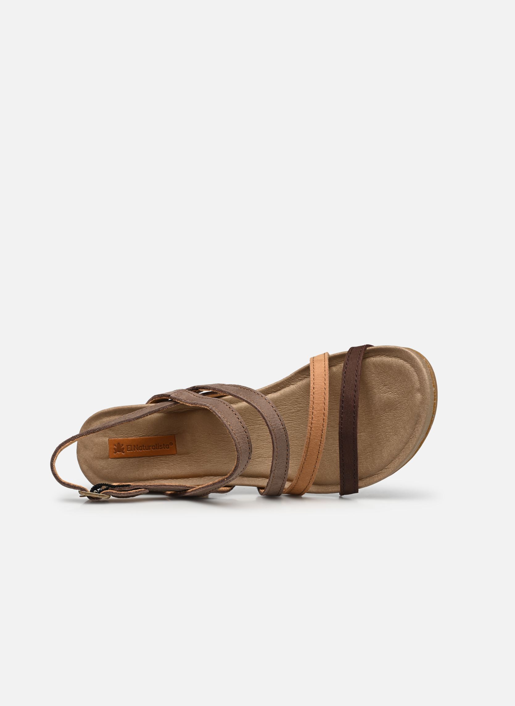 Sandales compensées et plateformes Deba N5565 femme marron El Naturalista Sandales compensées et plateformes Deba N5565 femme marron MULTI PLUME