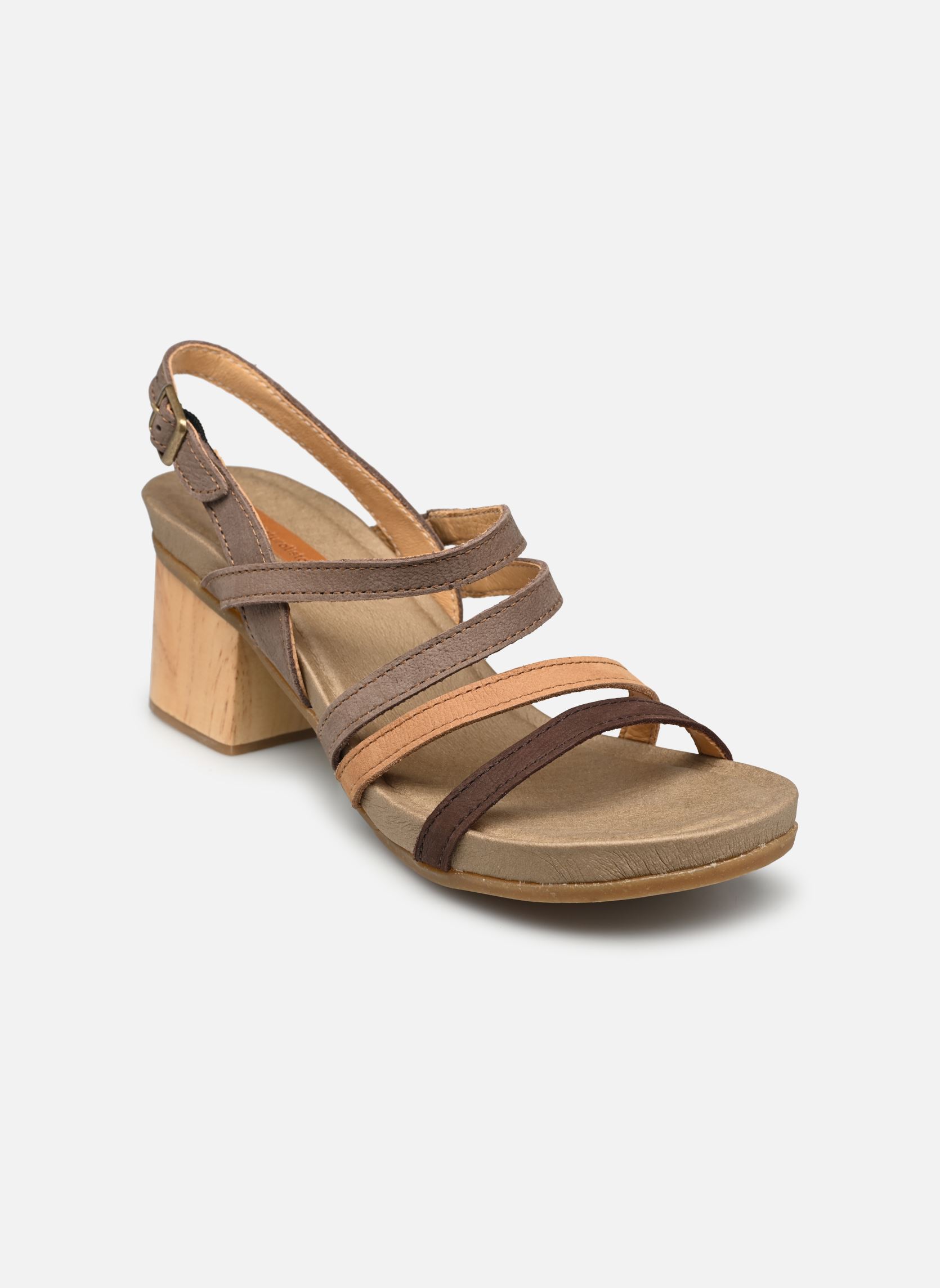 Sandales compensées et plateformes Deba N5565 femme marron El Naturalista Sandales compensées et plateformes Deba N5565 femme marron MULTI PLUME