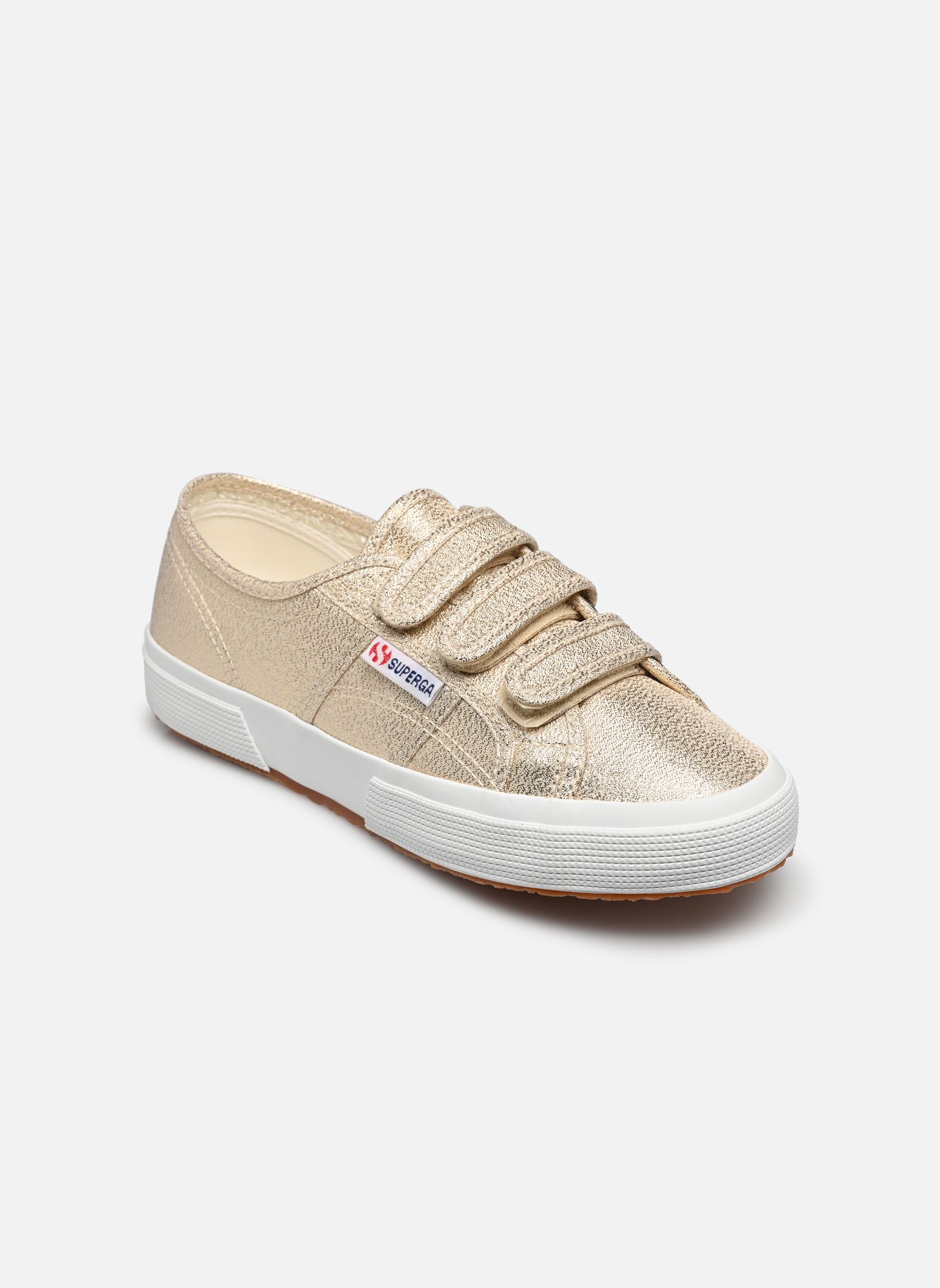 Zapatillas bajas 2750-STRAPS LAME mujer oro y bronce Superga Zapatillas bajas 2750-STRAPS LAME mujer oro y bronce YELLOW GOLD