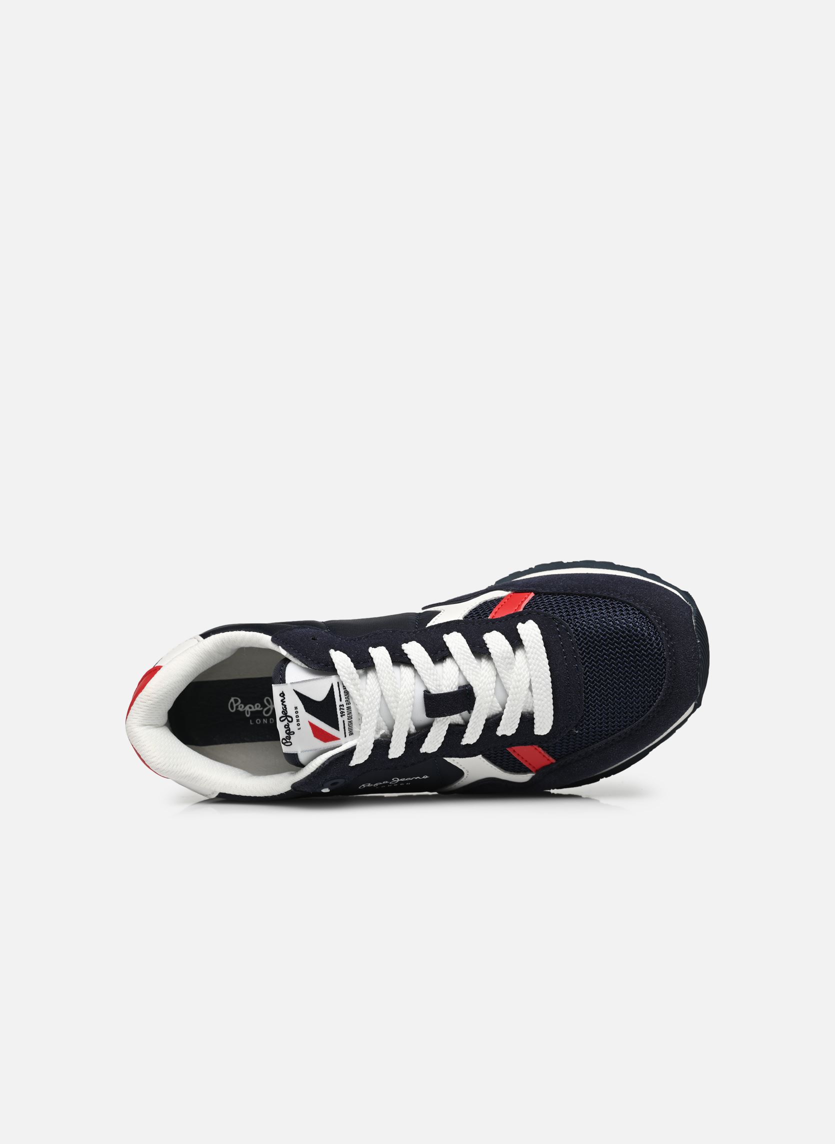 Sneakers basse BRIT BOY HERITAGE bambino blu Pepe jeans Sneakers basse BRIT BOY HERITAGE bambino blu Navy