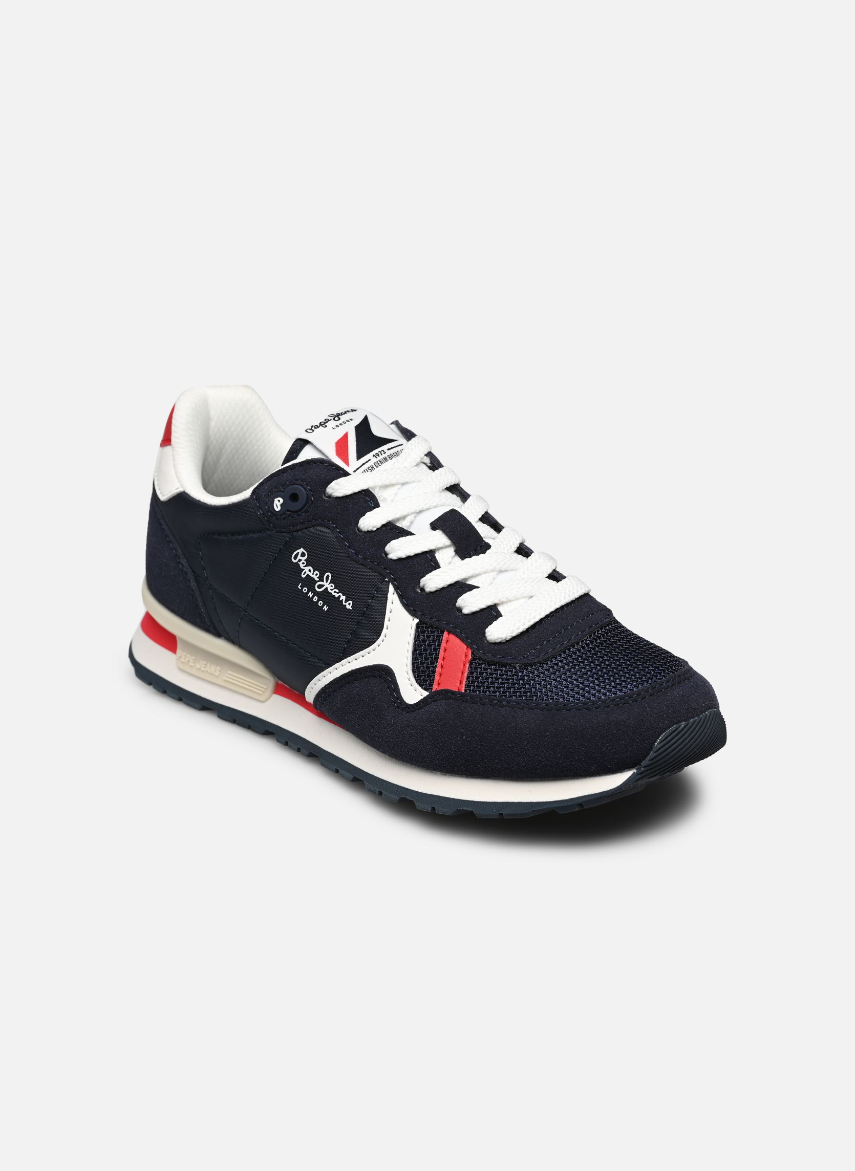 Sneakers basse BRIT BOY HERITAGE bambino blu Pepe jeans Sneakers basse BRIT BOY HERITAGE bambino blu Navy