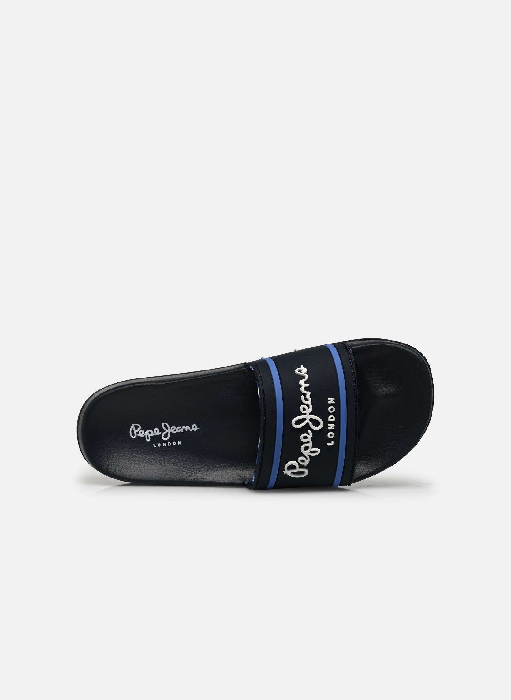 Sandali SLIDER BOYS LOGO bambino blu Pepe jeans Sandali SLIDER BOYS LOGO bambino blu Navy