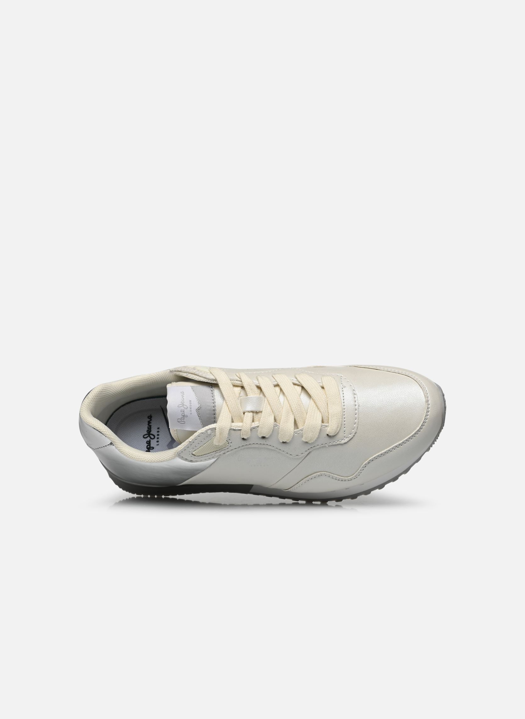 Sneakers basse LONDON W PART donna bianco Pepe jeans Sneakers basse LONDON W PART donna bianco Factory White
