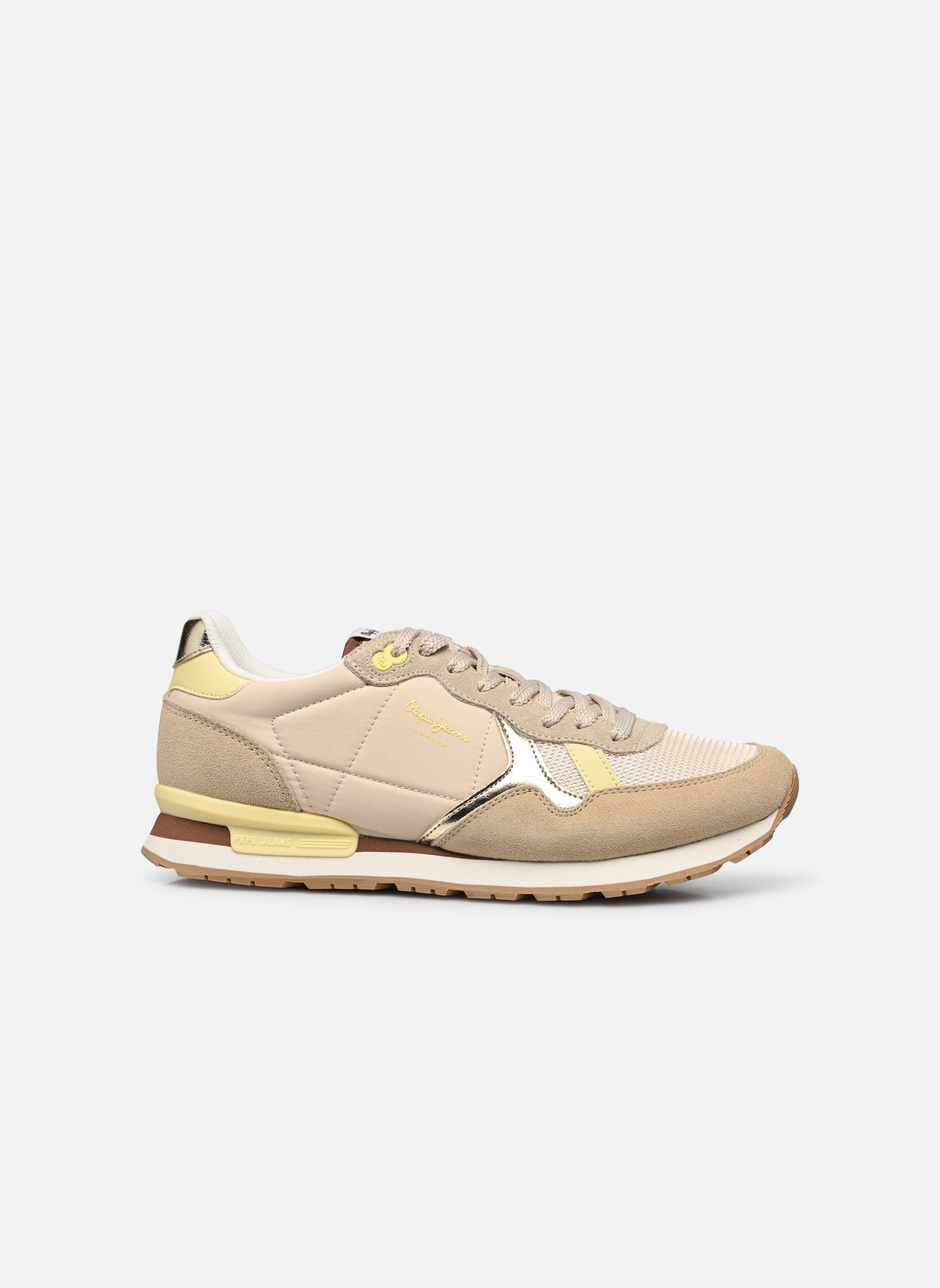 Niedrige Sneaker BRIT HERITAGE W damen beige Pepe jeans Niedrige Sneaker BRIT HERITAGE W damen beige OFF LACE
