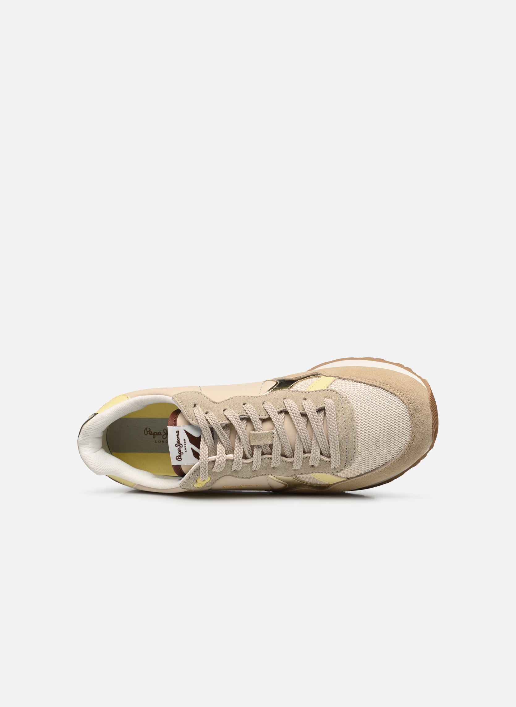 Niedrige Sneaker BRIT HERITAGE W damen beige Pepe jeans Niedrige Sneaker BRIT HERITAGE W damen beige OFF LACE