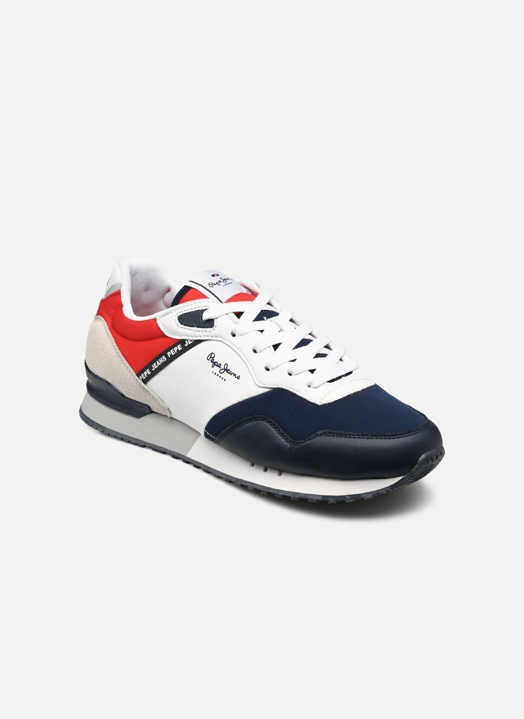 Niedrige Sneaker LONDON ONE M CLUB herren rot Pepe jeans Niedrige Sneaker LONDON ONE M CLUB herren rot Red