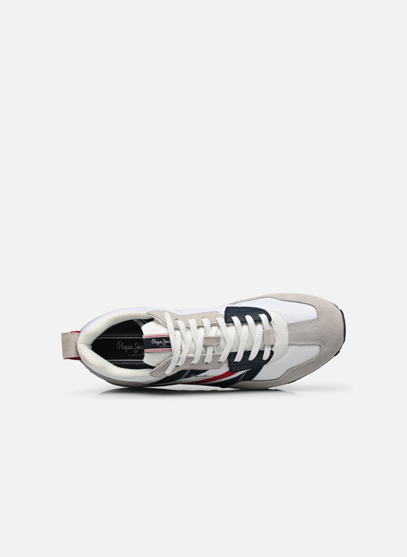 Baskets basses FOSTER MAN PRINT SS23 homme blanc Pepe jeans Baskets basses FOSTER MAN PRINT SS23 homme blanc White