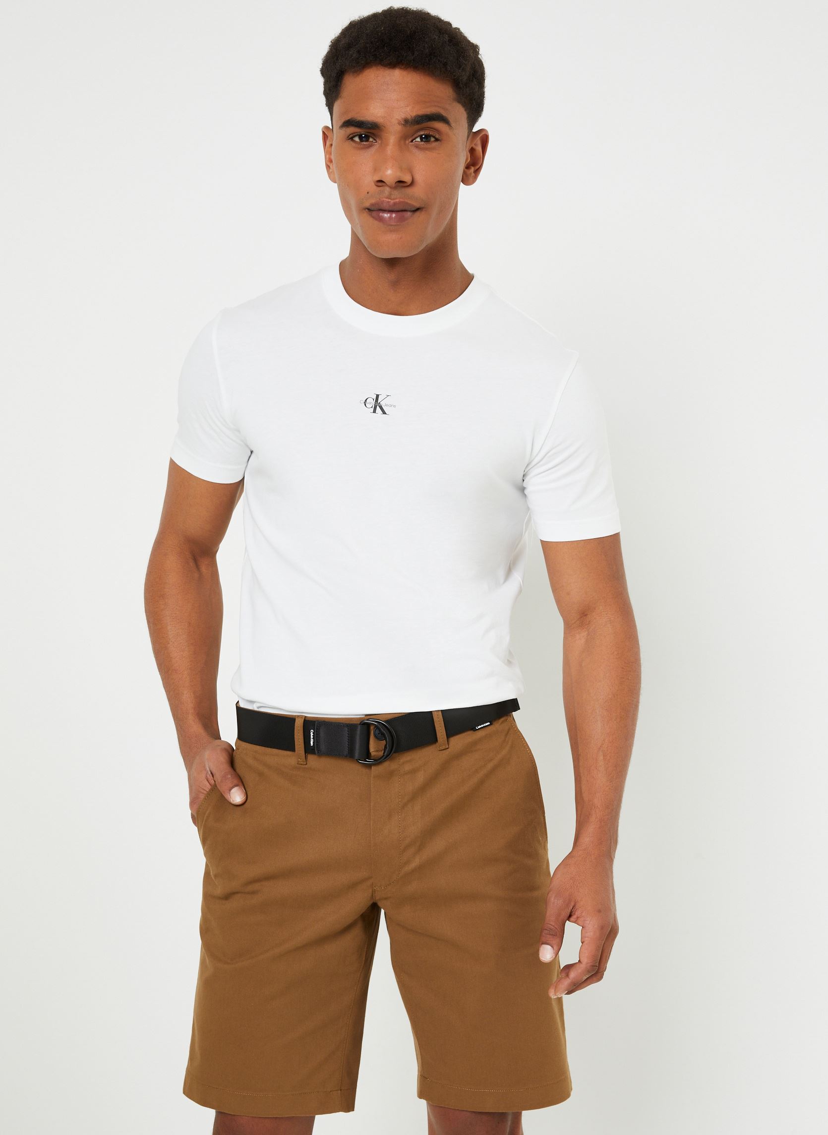 Vêtements Calvin Klein Modern Twill Slim Short Belt pour Accessoires