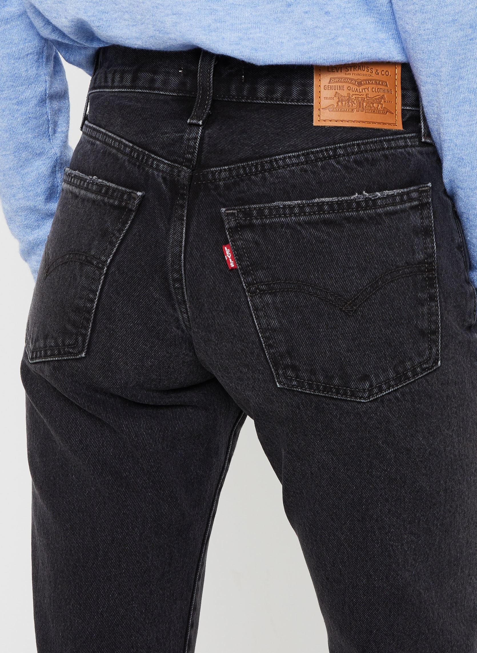Rechte jeans / Straight Leg Jeans Middy Straight dames zwart Levi's Rechte jeans / Straight Leg Jeans Middy Straight dames zwart BLACK WORN IN