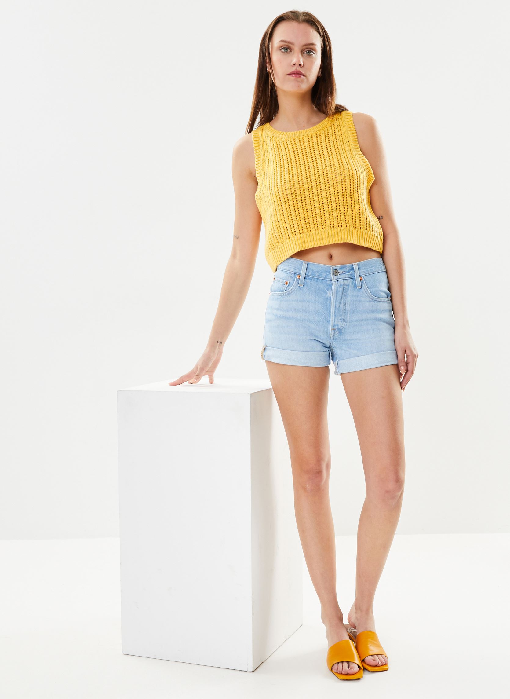 Shorts 501® Rolled Short dames blauw Levi's Shorts 501® Rolled Short dames blauw Glaring