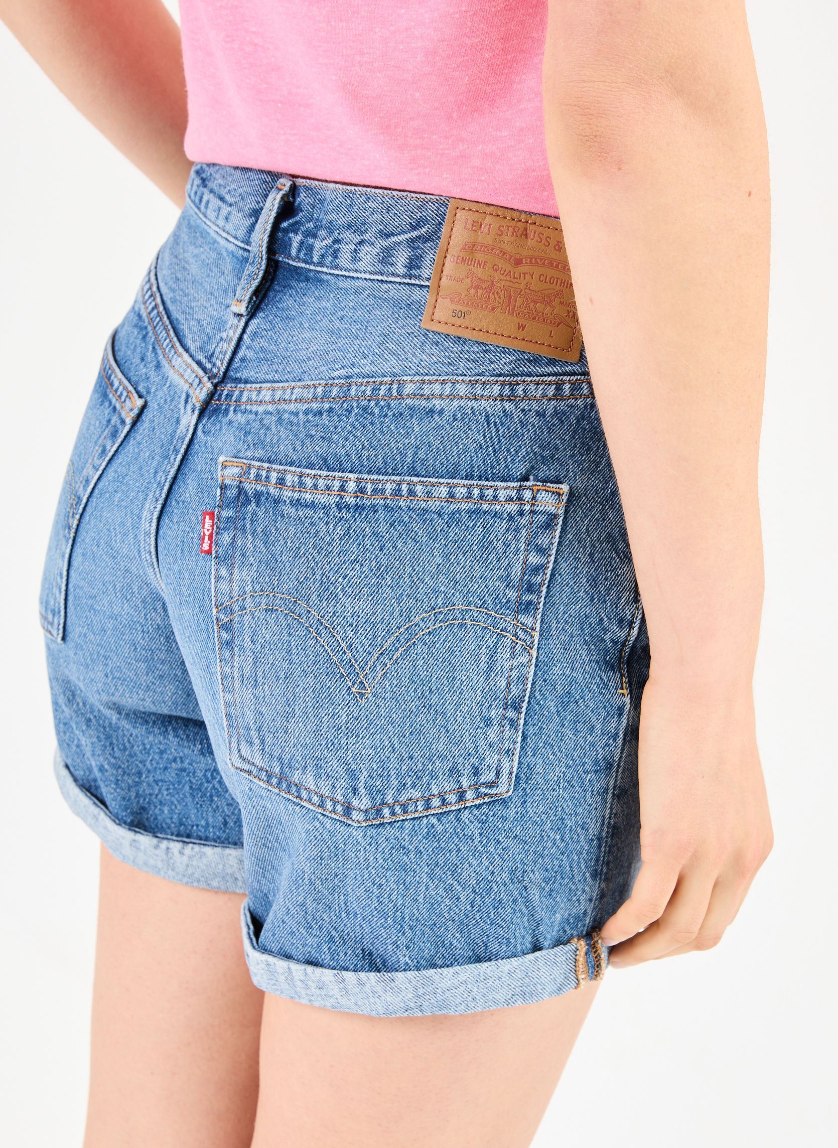 Shorts 501® Rolled Short femme bleu Levi's Shorts 501® Rolled Short femme bleu Must Be Mine Short