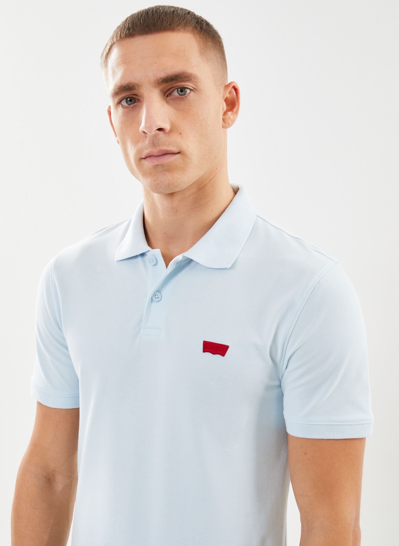 Polos Slim Housemark Polo homme bleu Levi's Polos Slim Housemark Polo homme bleu Omphalodes
