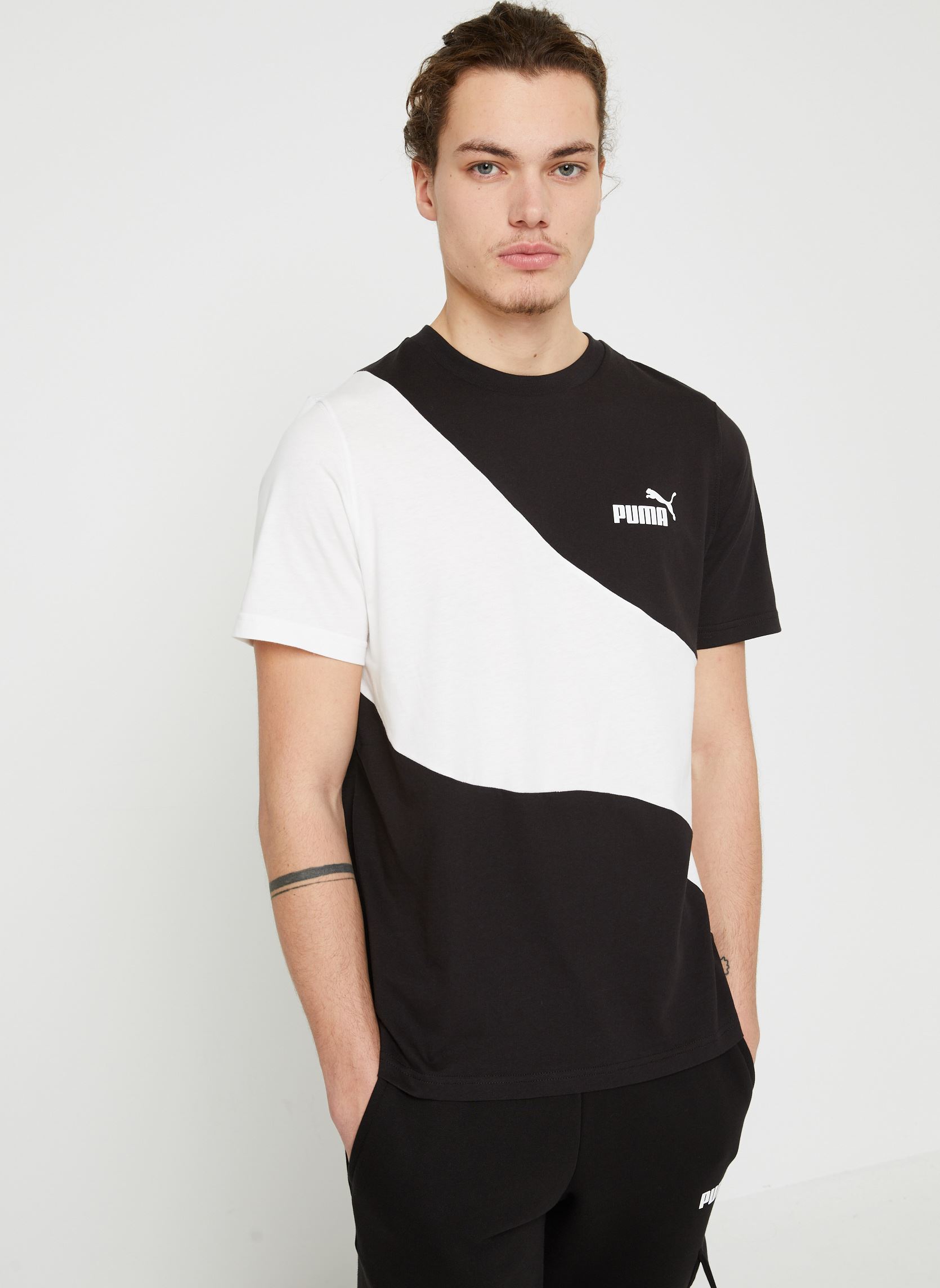 T shirt Puma T SHIRT POWER CAT TEE EU - vue 2