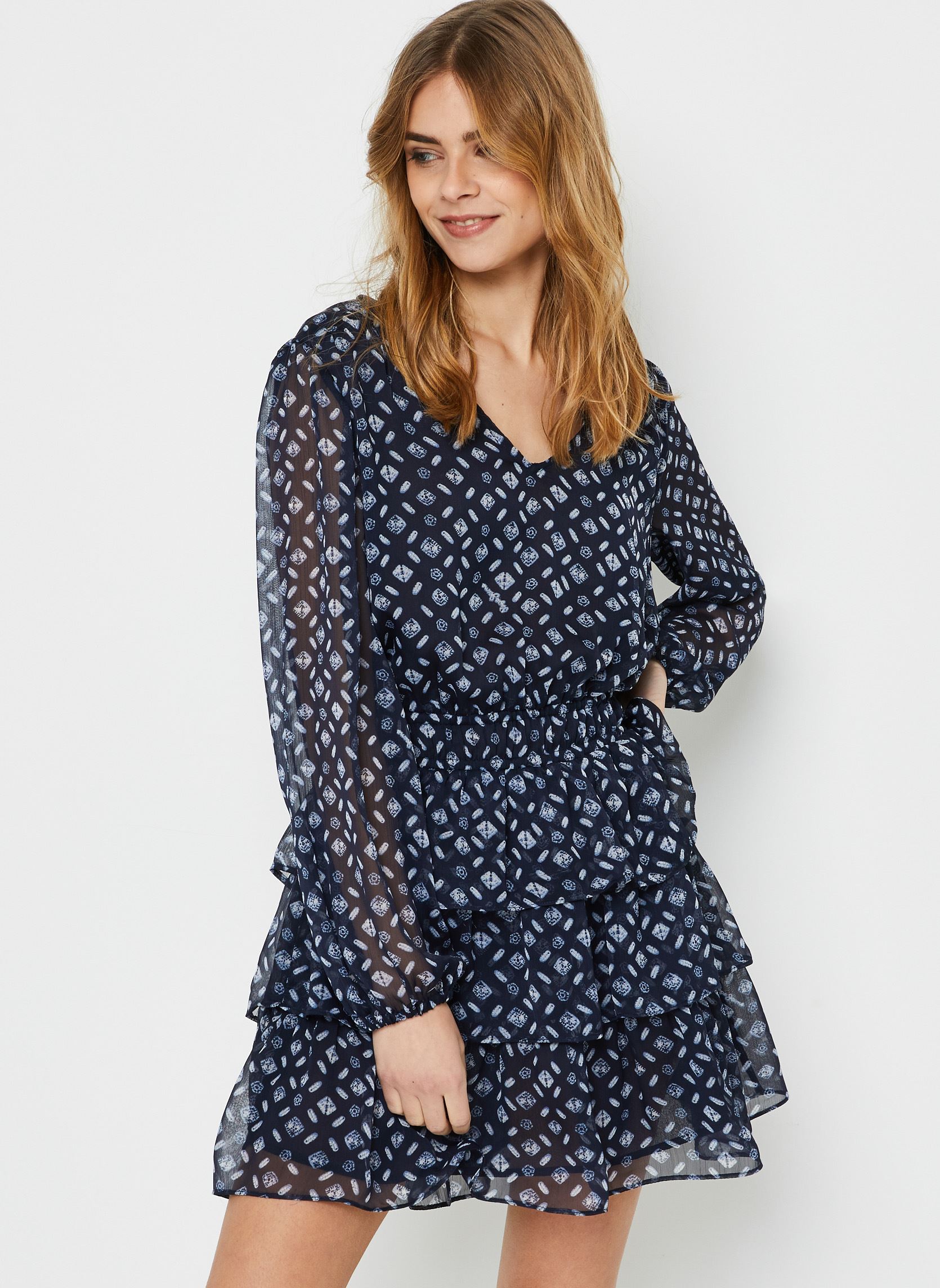 Robe Fleuries Femme Pepe jeans Pire Orange Femme Kiabi