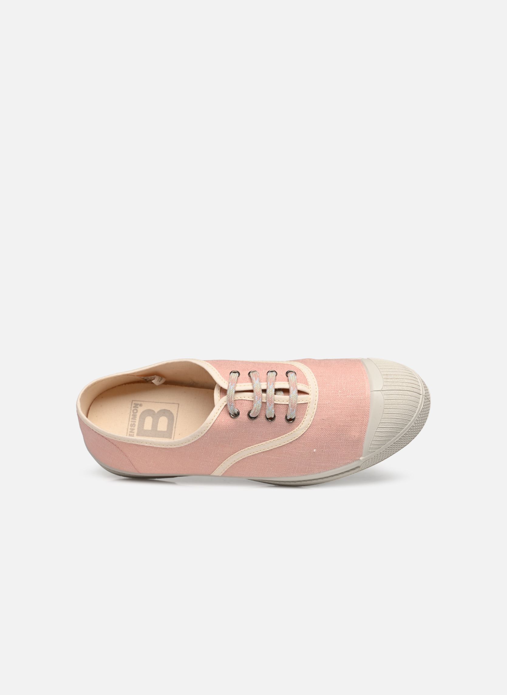Baskets toile Tennis Linen Shiny W femme beige Bensimon Baskets toile Tennis Linen Shiny W femme beige MAKE UP
