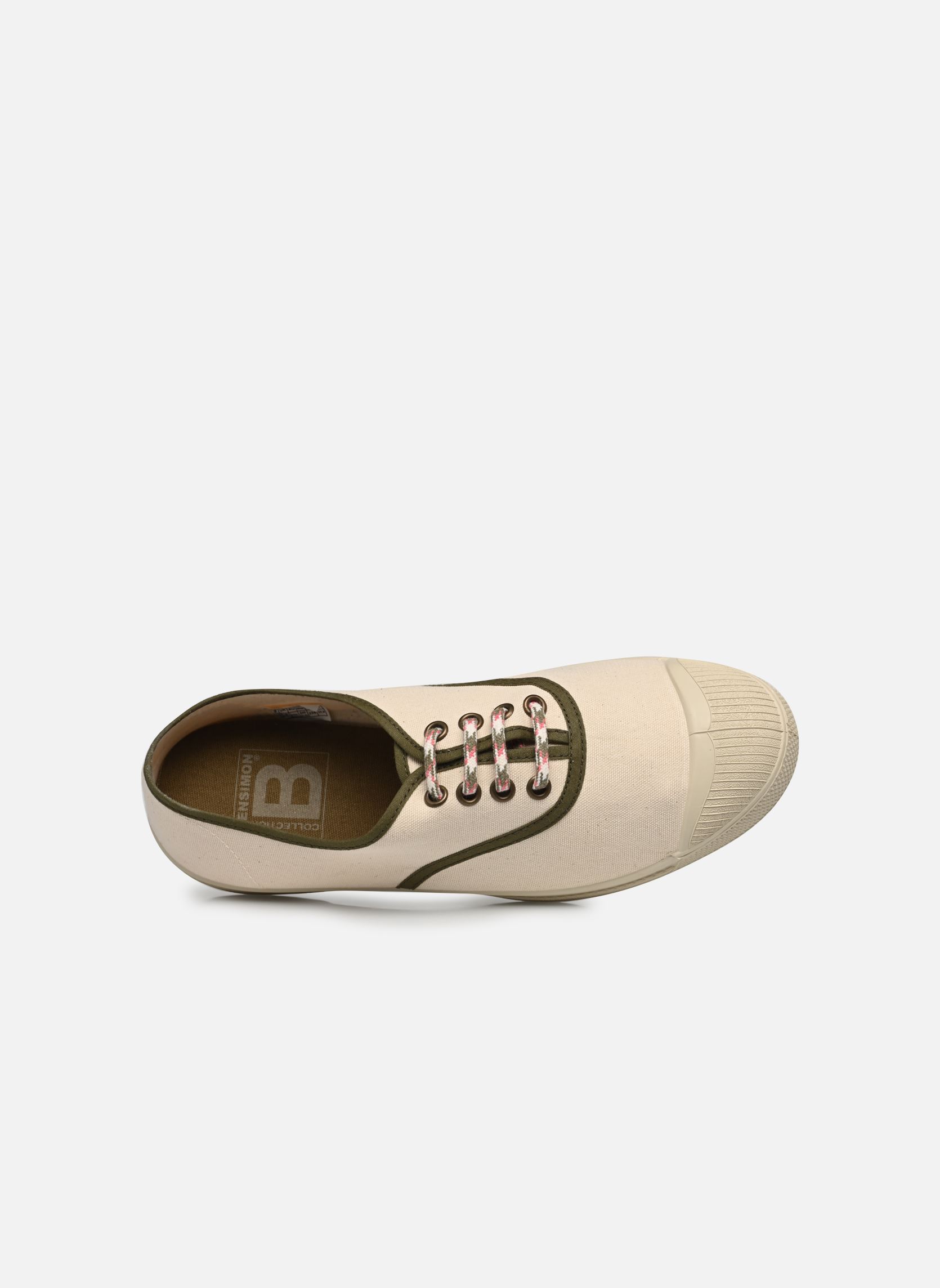 Print sneakers Tennis Coton Bio Natural W dames beige Bensimon Print sneakers Tennis Coton Bio Natural W dames beige NATUREL