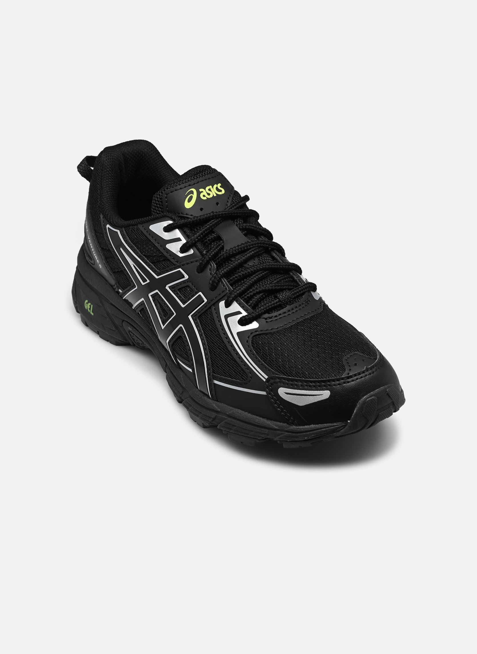 Niedrige Sneaker Gel-Venture 6 Gs schwarz Asics Niedrige Sneaker Gel-Venture 6 Gs schwarz BLACK/LIME ZEST