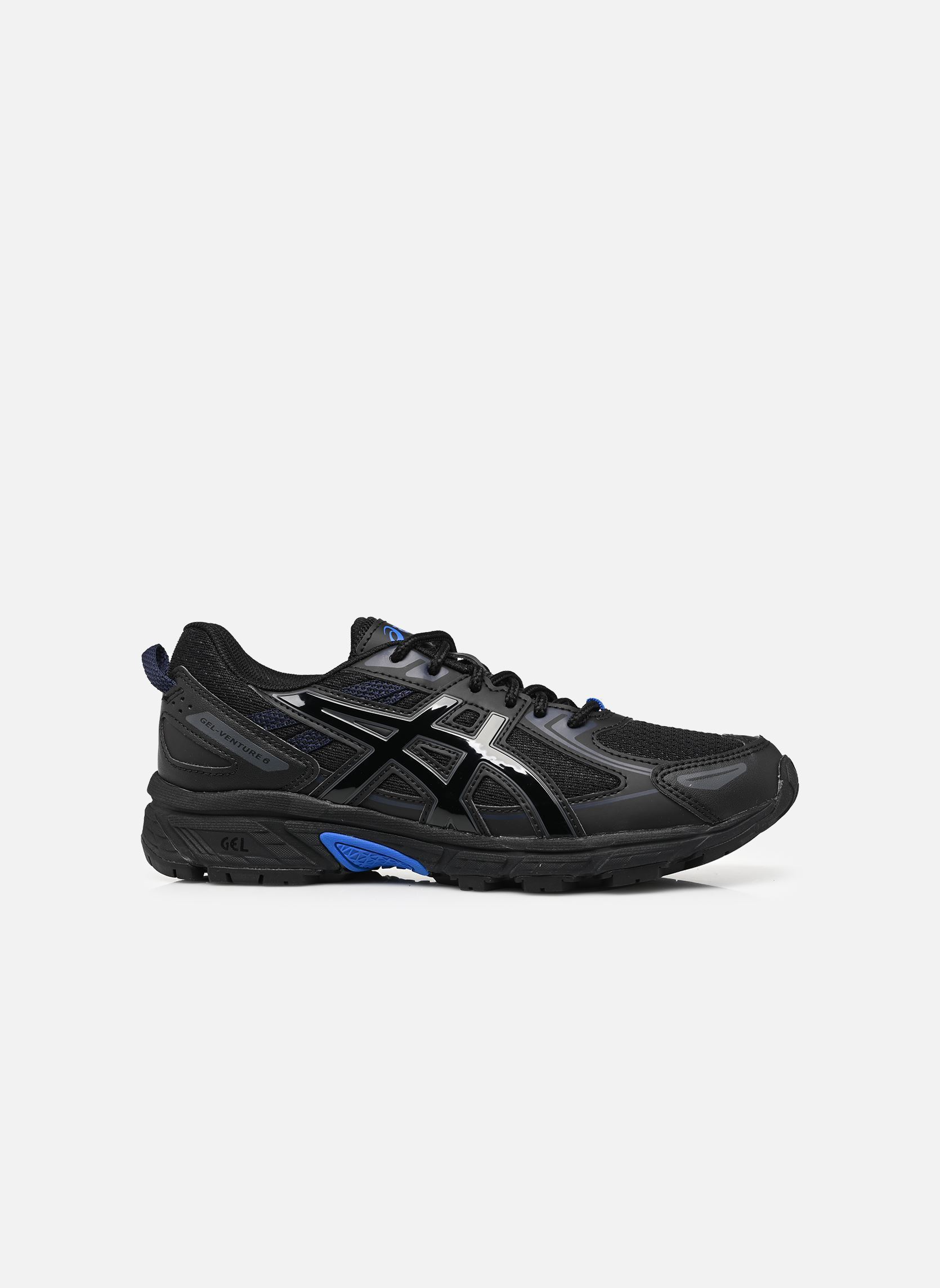 Niedrige Sneaker Gel-Venture 6 Gs jungen schwarz Asics Niedrige Sneaker Gel-Venture 6 Gs jungen schwarz BLACK/ILLUSION BLUE