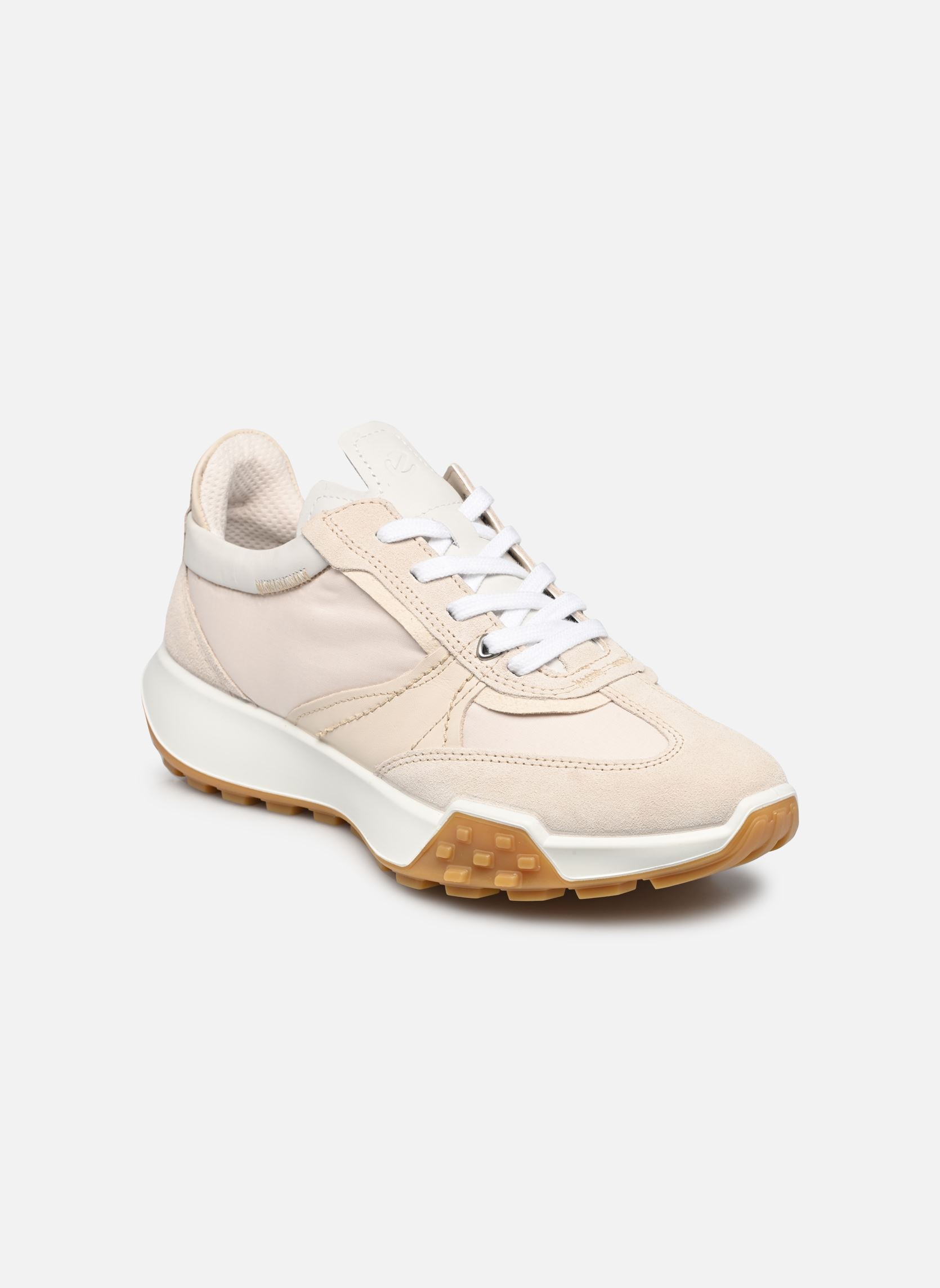 Baskets basses Retro Sneaker W femme beige Ecco Baskets basses Retro Sneaker W femme beige LIMESTLIMESTLIMESTWHI