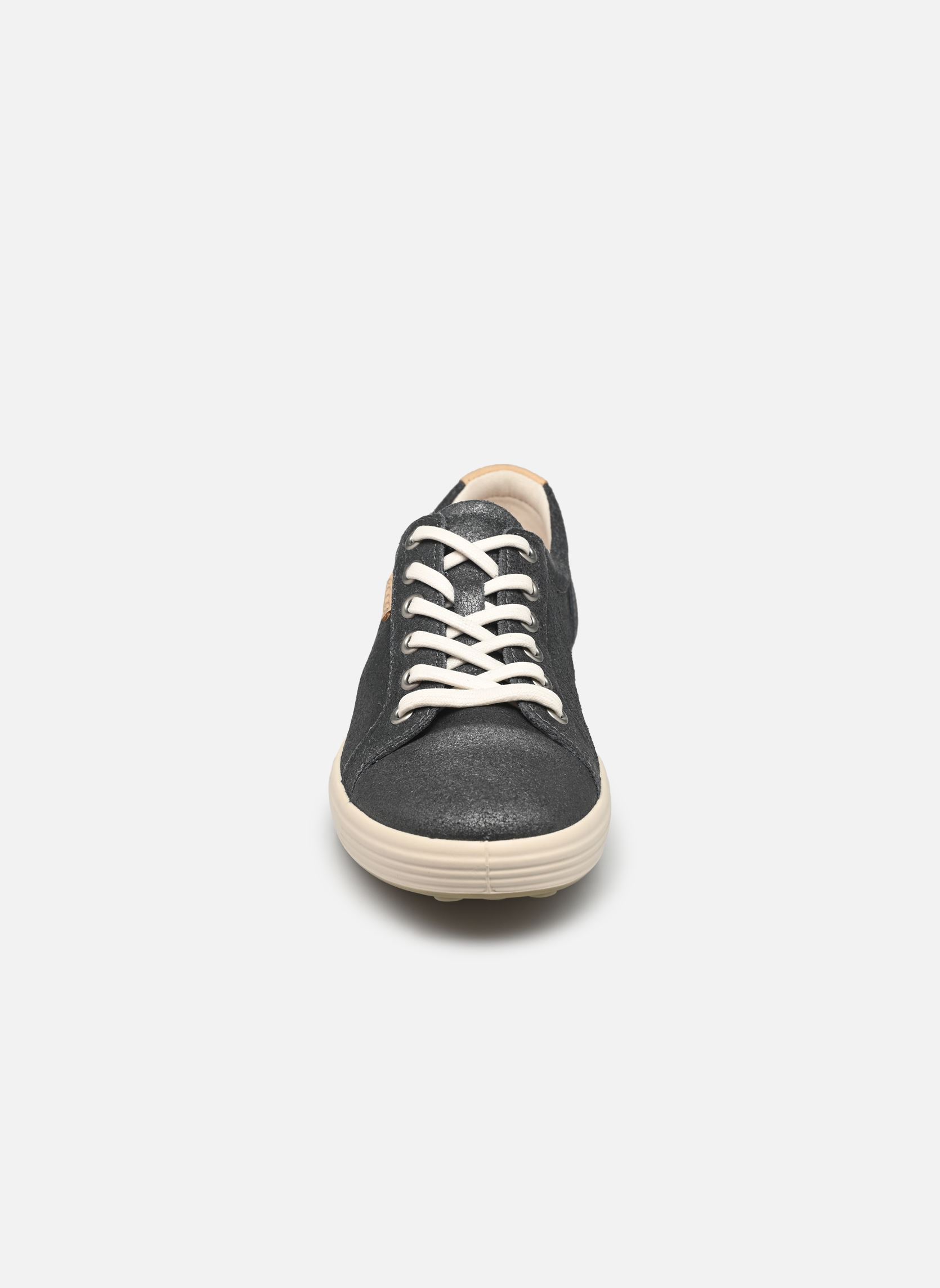 Niedrige Sneaker Soft 7 W damen silber Ecco Niedrige Sneaker Soft 7 W damen silber SILVER HEAVY