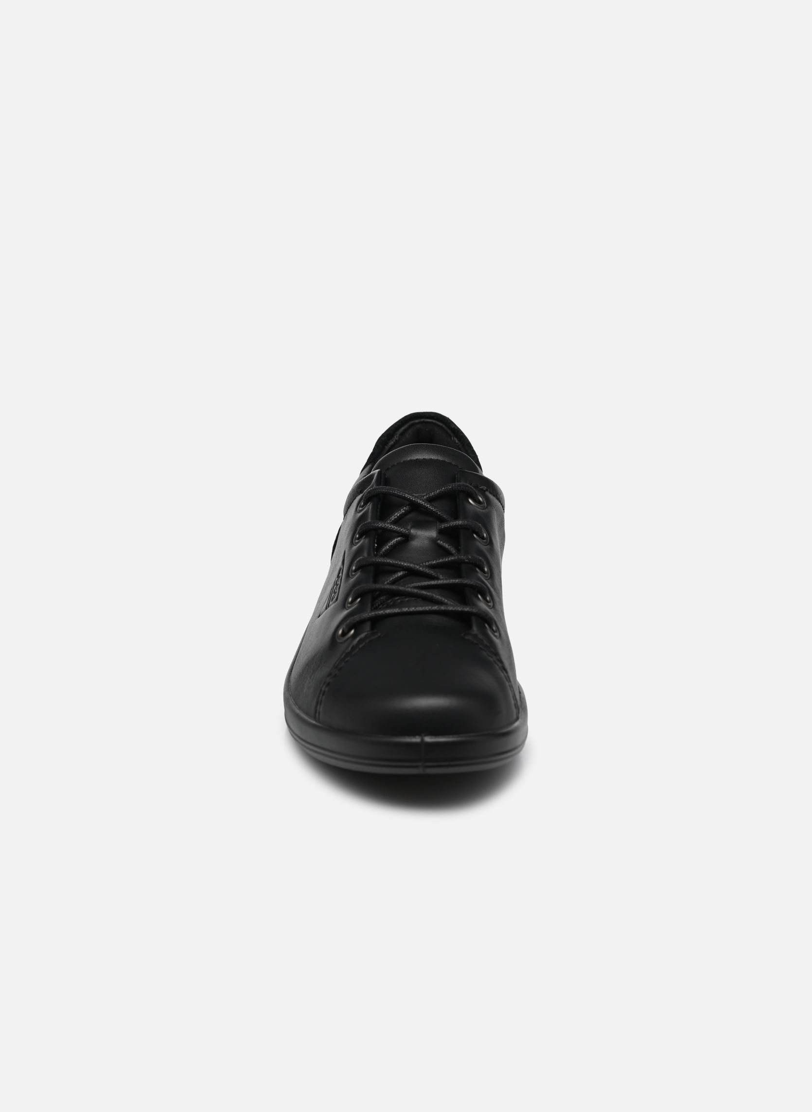 Niedrige Sneaker Soft 2.0 damen schwarz Ecco Niedrige Sneaker Soft 2.0 damen schwarz BLACK FEATHER WITH BLACK SOLE
