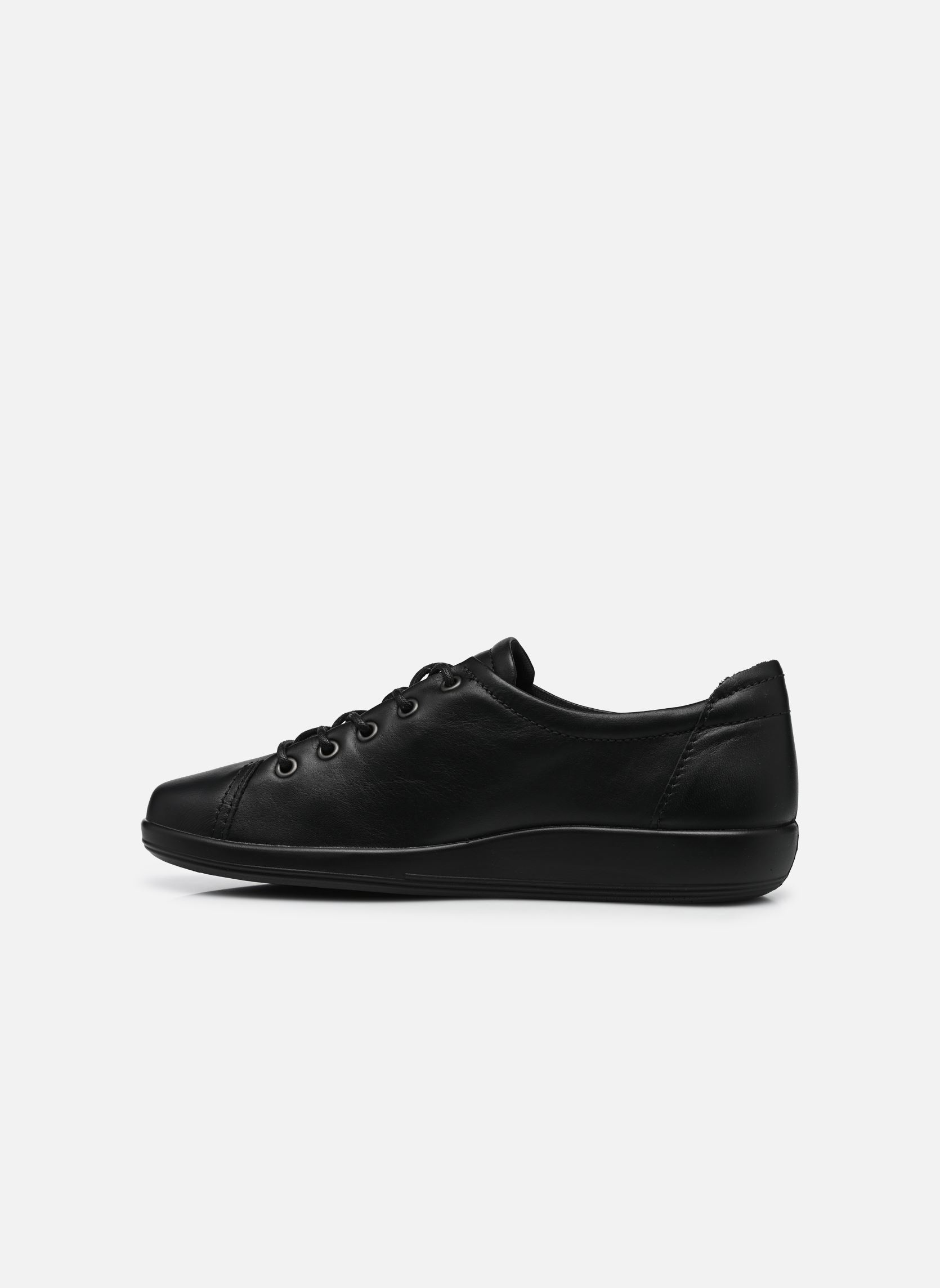 Niedrige Sneaker Soft 2.0 damen schwarz Ecco Niedrige Sneaker Soft 2.0 damen schwarz BLACK FEATHER WITH BLACK SOLE