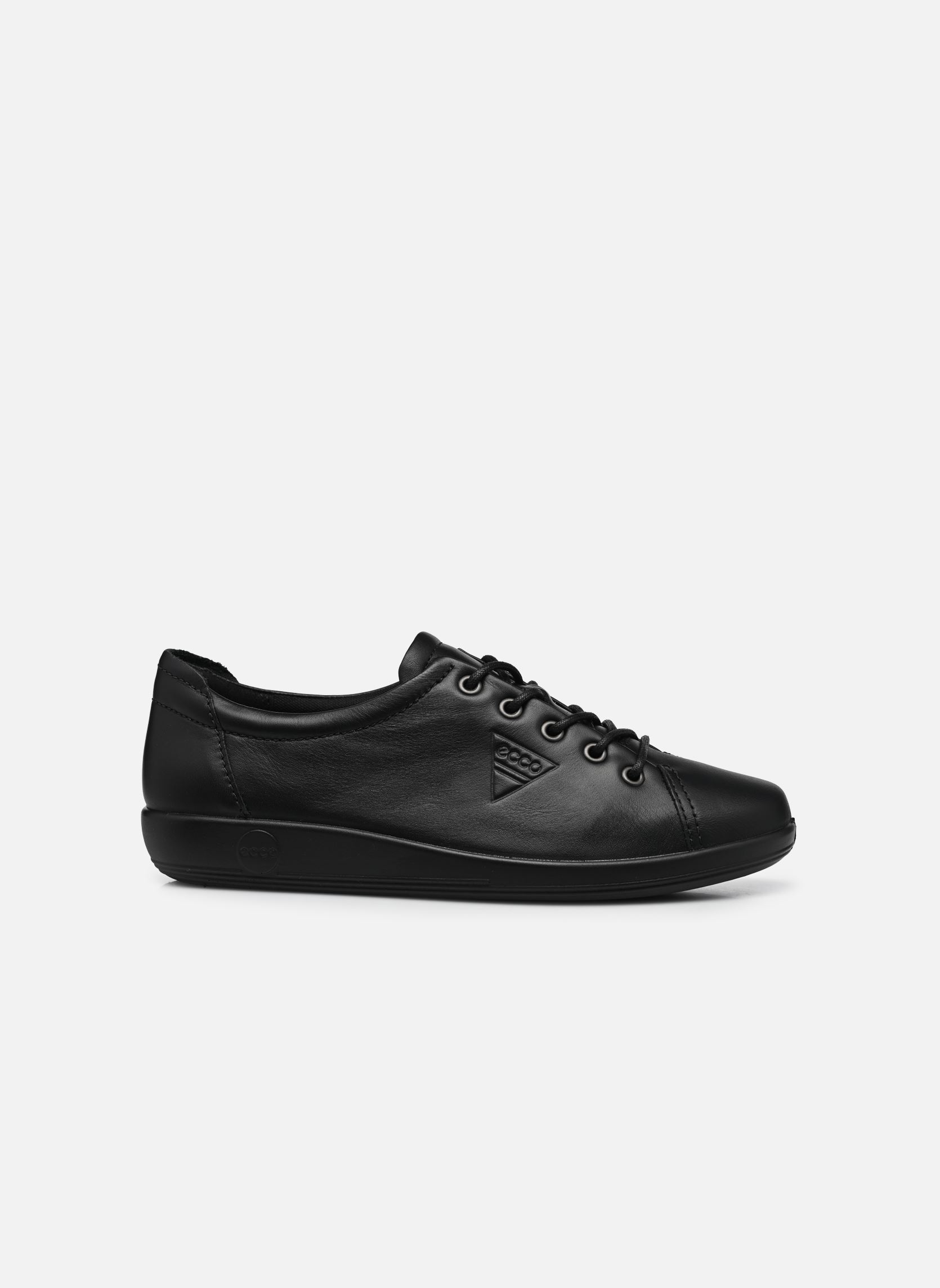 Niedrige Sneaker Soft 2.0 damen schwarz Ecco Niedrige Sneaker Soft 2.0 damen schwarz BLACK FEATHER WITH BLACK SOLE