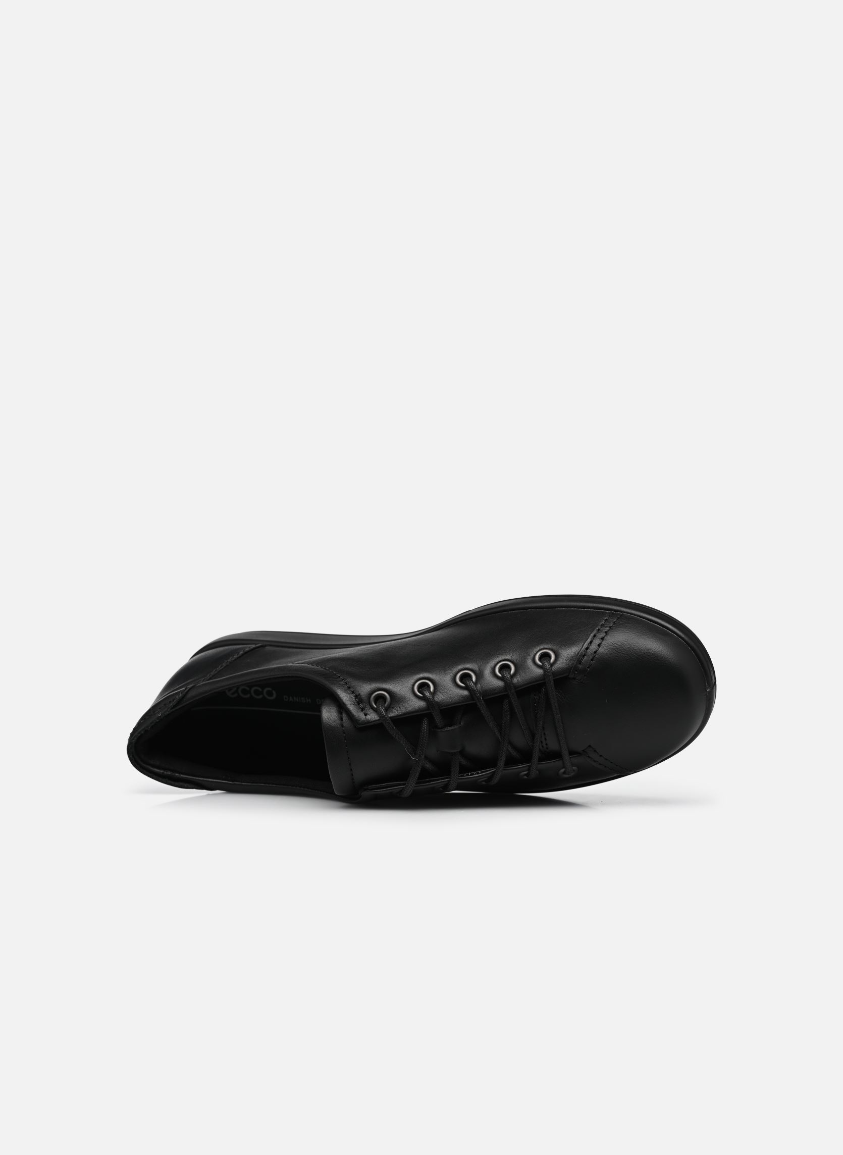 Niedrige Sneaker Soft 2.0 damen schwarz Ecco Niedrige Sneaker Soft 2.0 damen schwarz BLACK FEATHER WITH BLACK SOLE