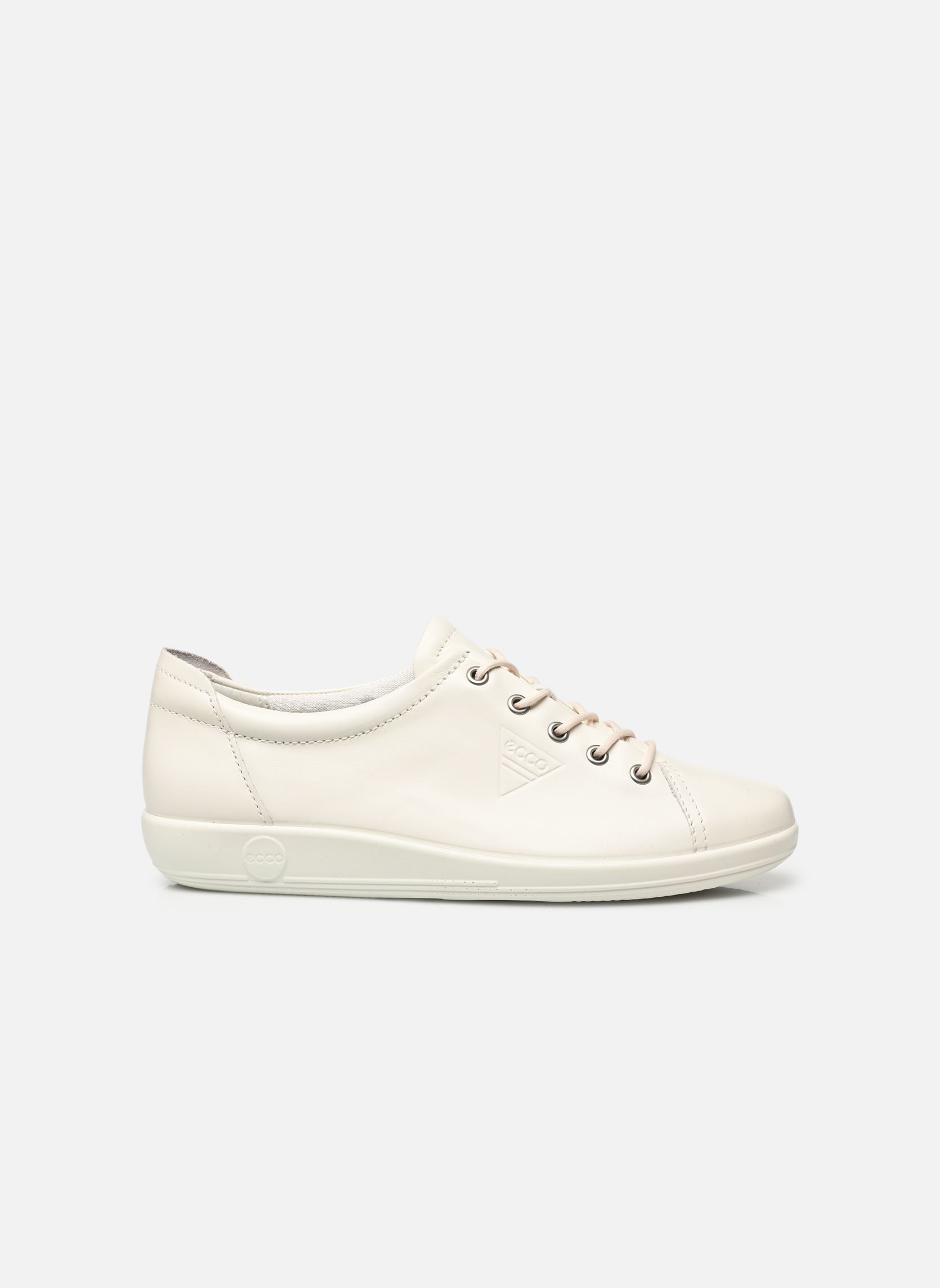 Lage sneakers Soft 2.0 dames wit Ecco Lage sneakers Soft 2.0 dames wit WHITE