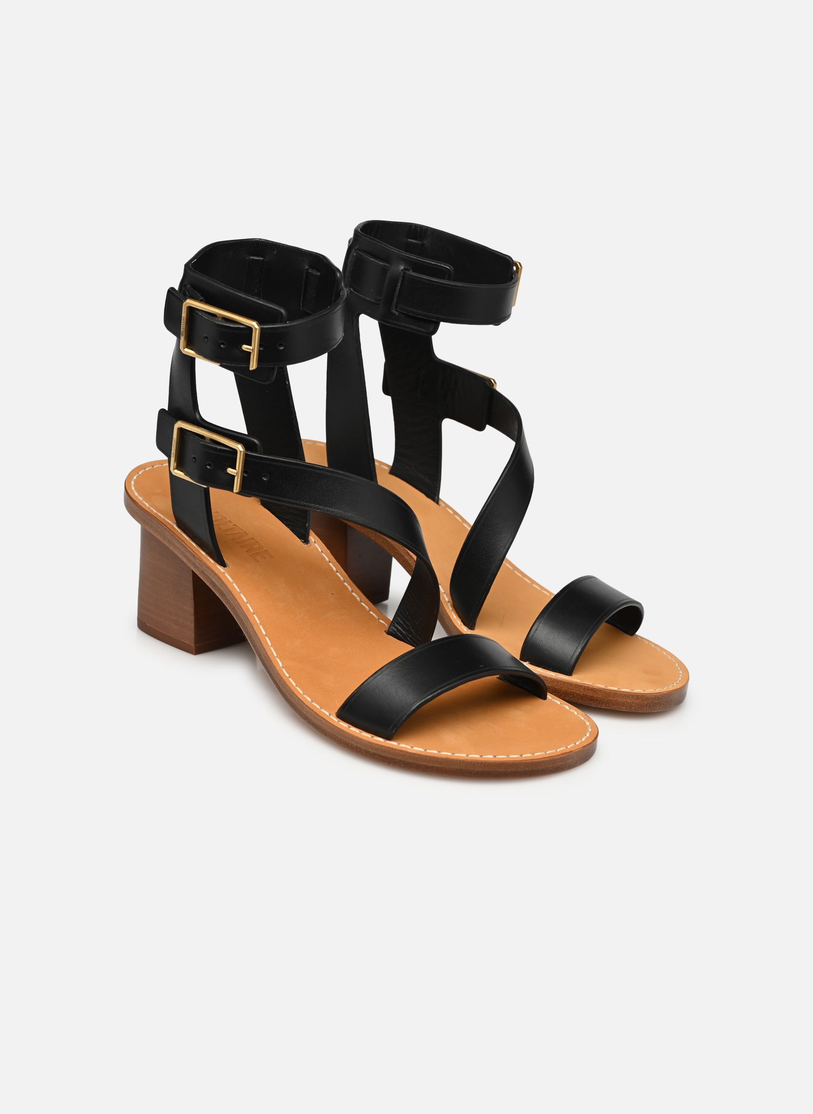 Sandales Cecilia Caprese Sandal Leather femme noir Zadig & Voltaire Sandales Cecilia Caprese Sandal Leather femme noir Noir
