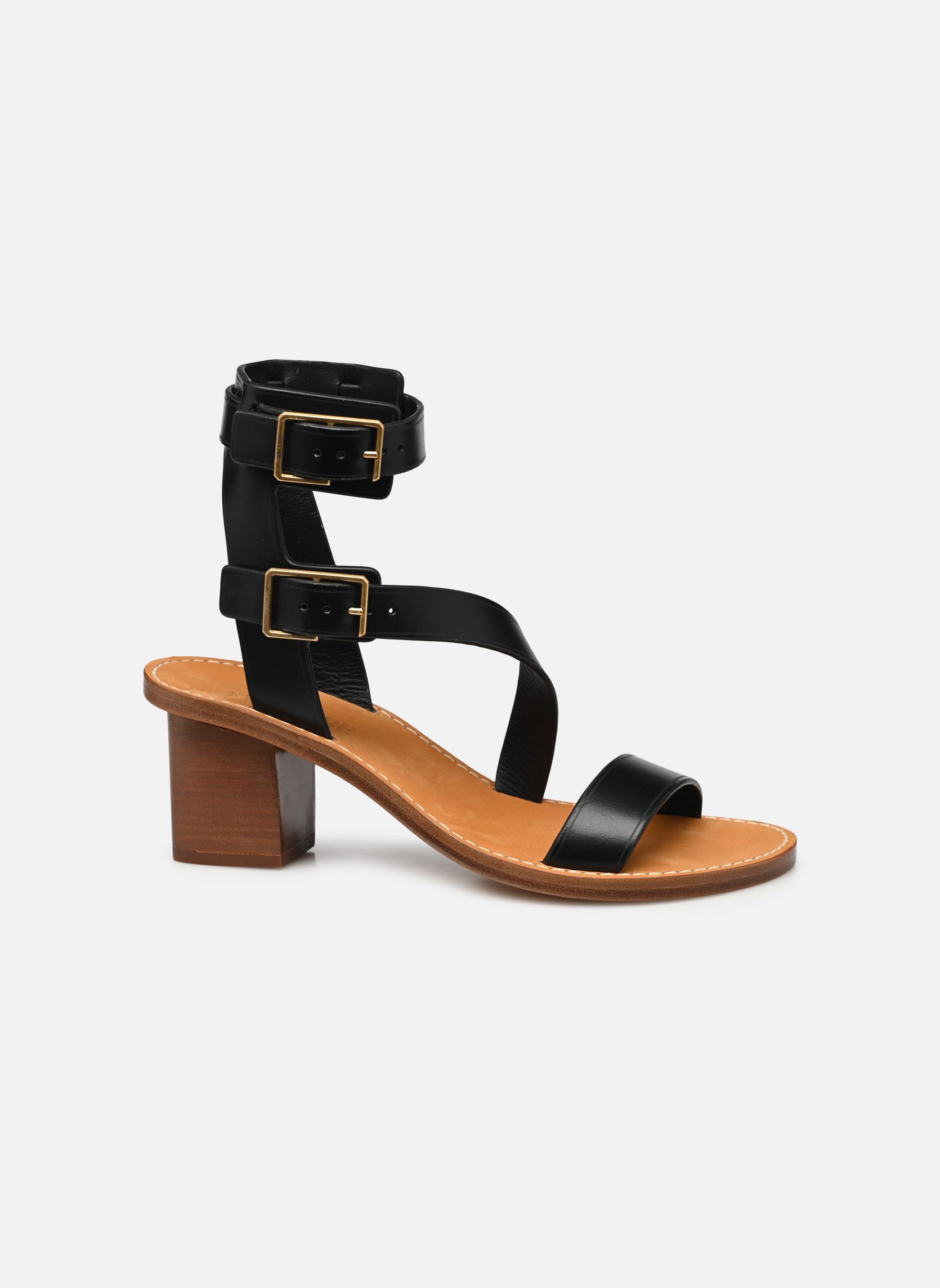 Sandales Cecilia Caprese Sandal Leather femme noir Zadig & Voltaire Sandales Cecilia Caprese Sandal Leather femme noir Noir