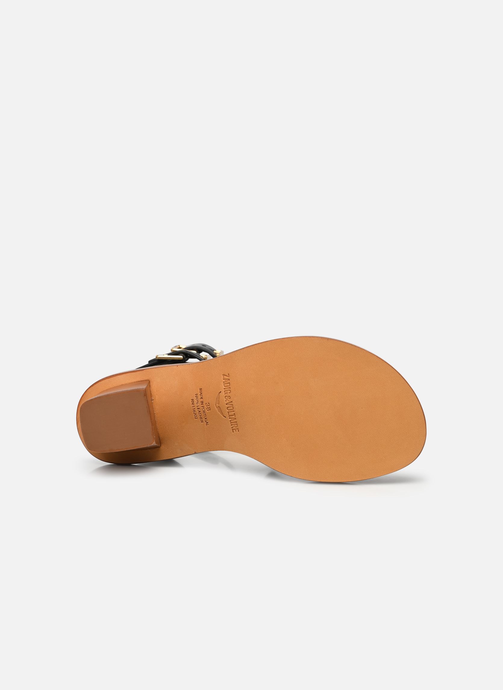 Sandales Cecilia Caprese Sandal Leather femme noir Zadig & Voltaire Sandales Cecilia Caprese Sandal Leather femme noir Noir