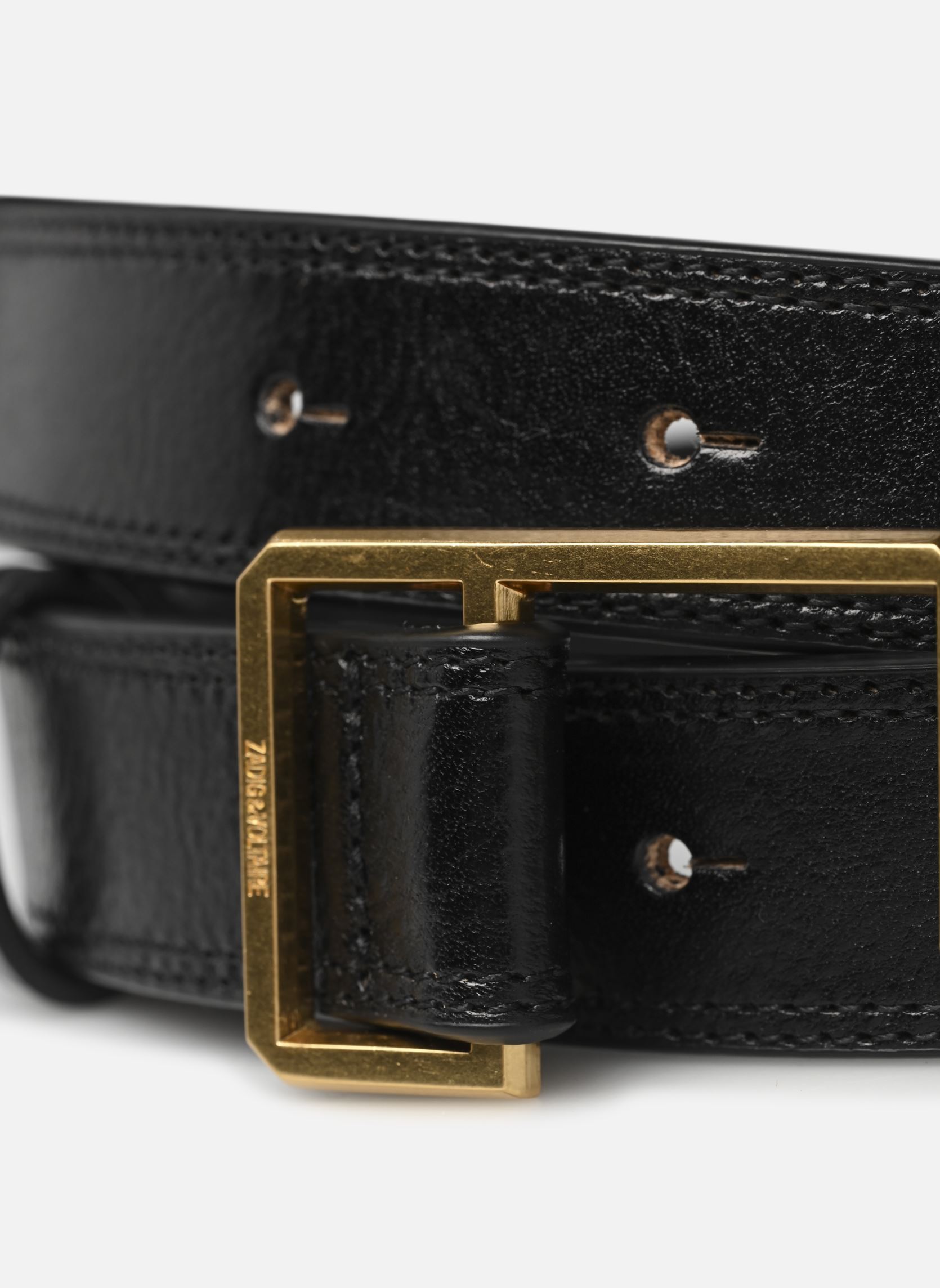 Ceintures La Cecilia Belt Obsession 25Mm femme noir Zadig & Voltaire Ceintures La Cecilia Belt Obsession 25Mm femme noir Noir
