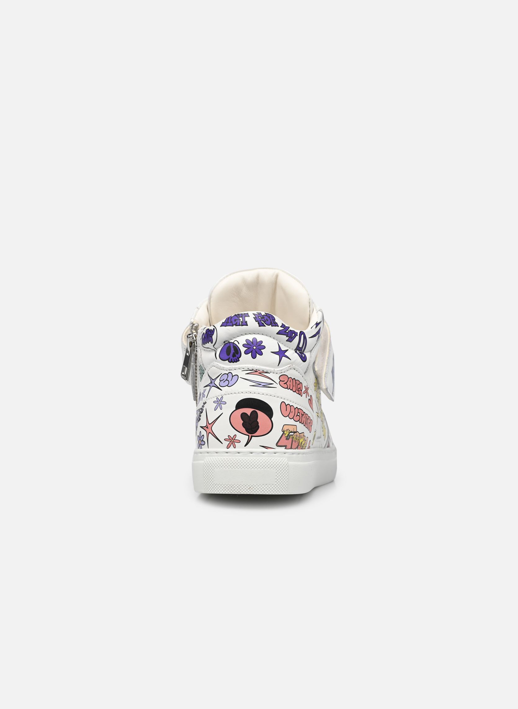 Knöchelhohe Sneaker Mid Flash Core Choi damen weiß Zadig & Voltaire Knöchelhohe Sneaker Mid Flash Core Choi damen weiß Blanc
