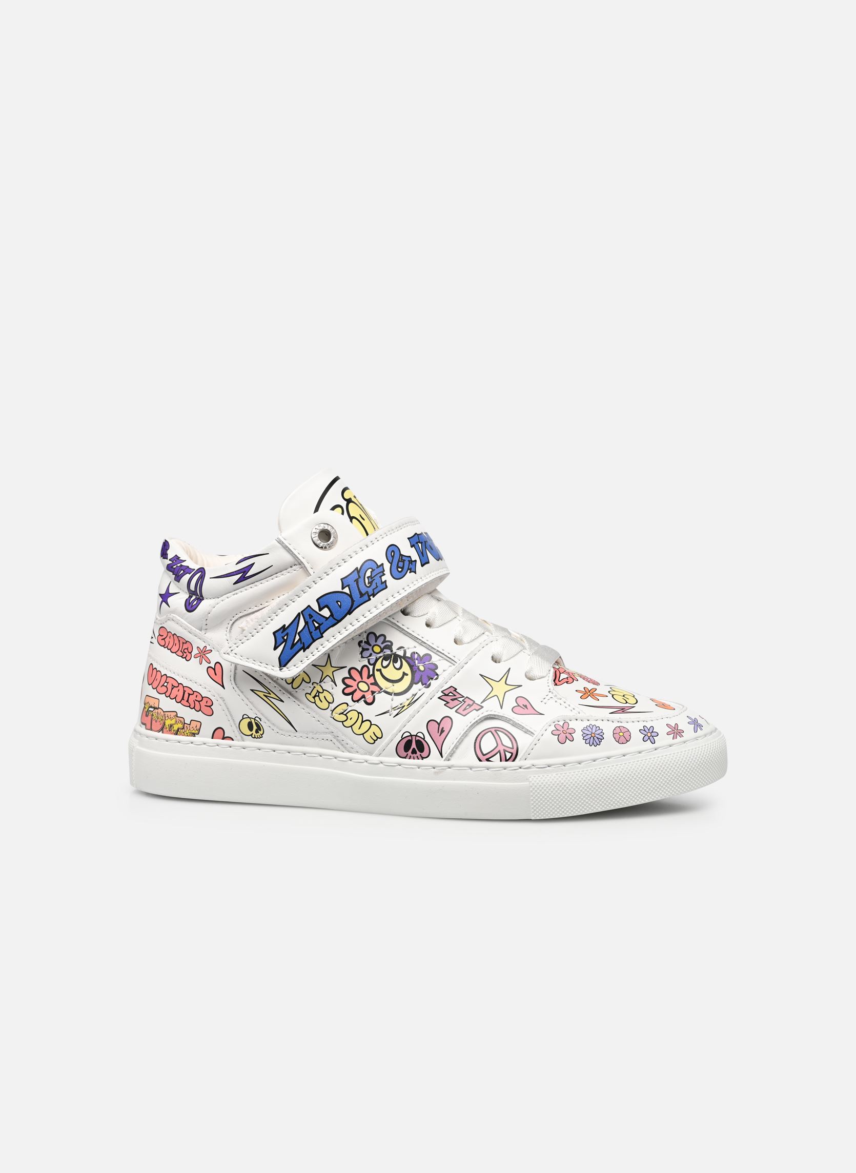 Knöchelhohe Sneaker Mid Flash Core Choi damen weiß Zadig & Voltaire Knöchelhohe Sneaker Mid Flash Core Choi damen weiß Blanc
