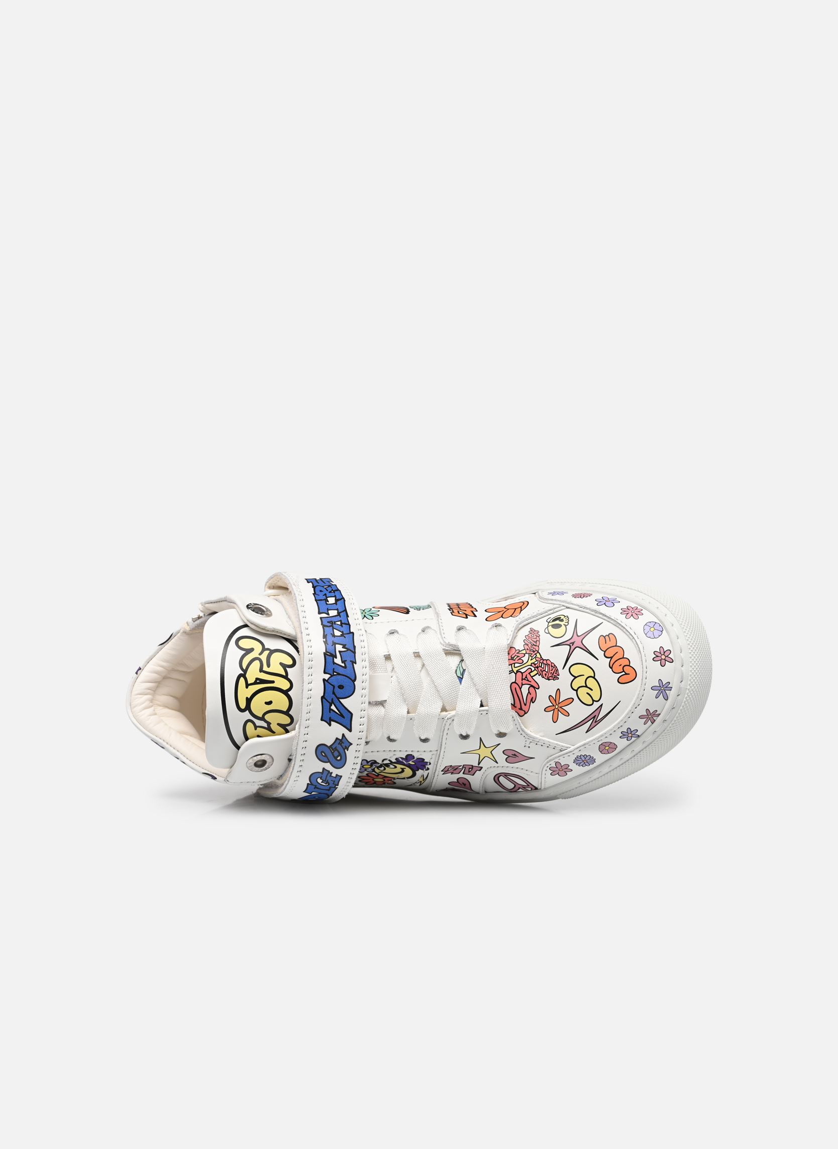 Knöchelhohe Sneaker Mid Flash Core Choi damen weiß Zadig & Voltaire Knöchelhohe Sneaker Mid Flash Core Choi damen weiß Blanc