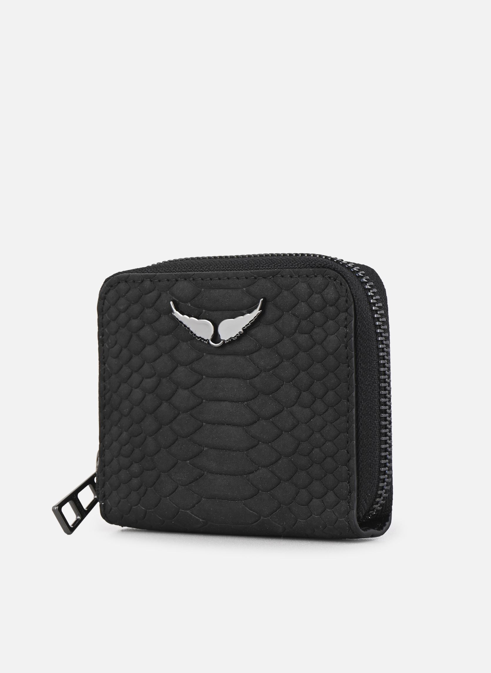 Porte-monnaies Mini Zv Soft Savage femme noir Zadig & Voltaire Porte-monnaies Mini Zv Soft Savage femme noir NOIR
