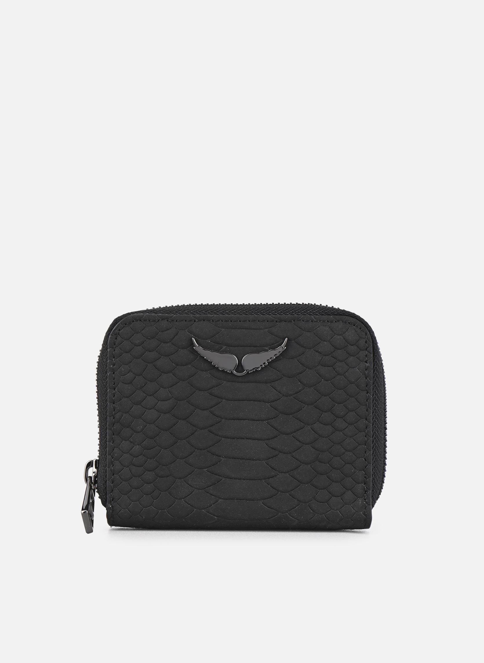 Porte-monnaies Mini Zv Soft Savage femme noir Zadig & Voltaire Porte-monnaies Mini Zv Soft Savage femme noir NOIR