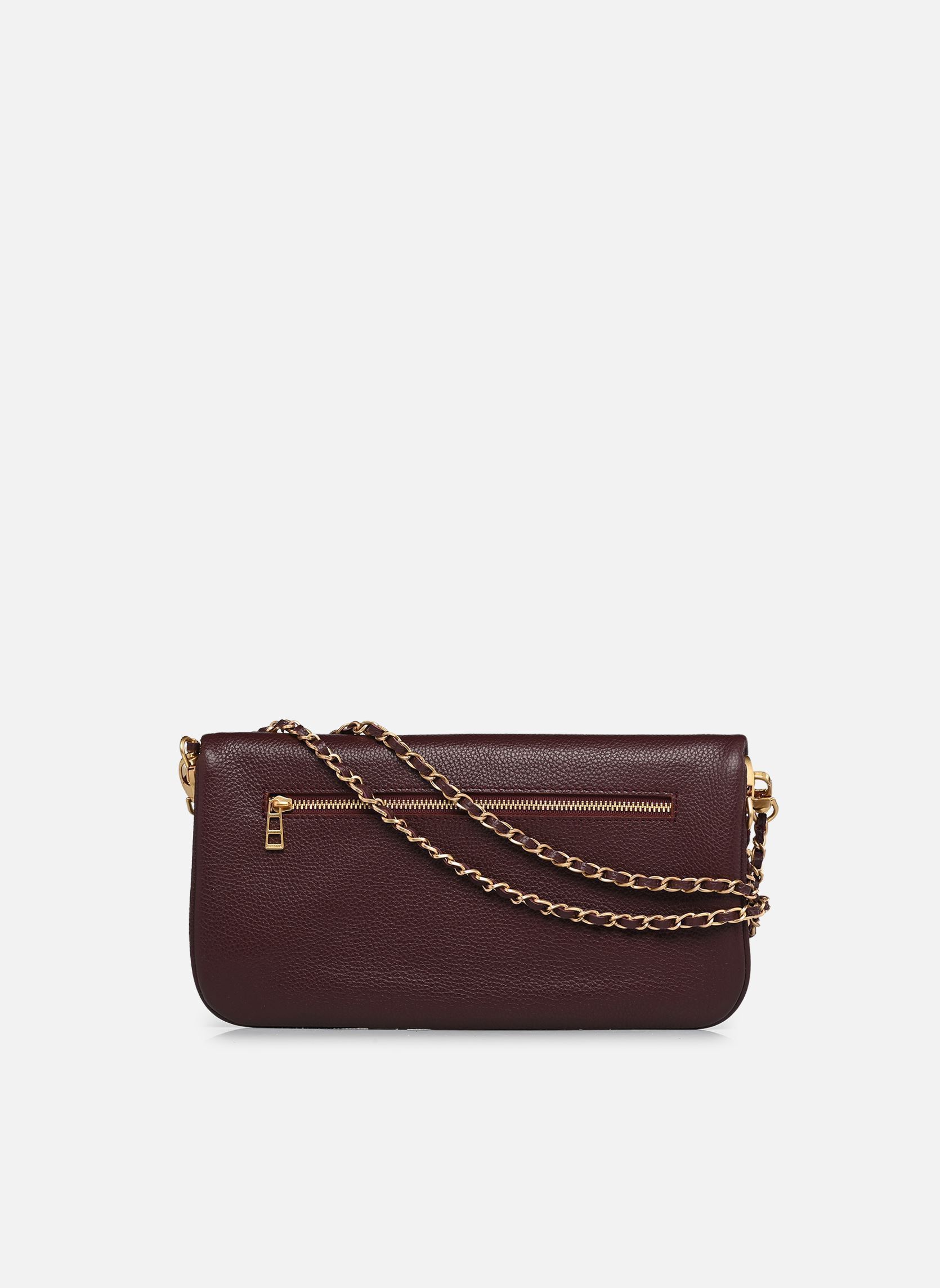 Umhängetaschen Rock Grained Leather damen bordeaux Zadig & Voltaire Umhängetaschen Rock Grained Leather damen bordeaux DEEP PURPLE