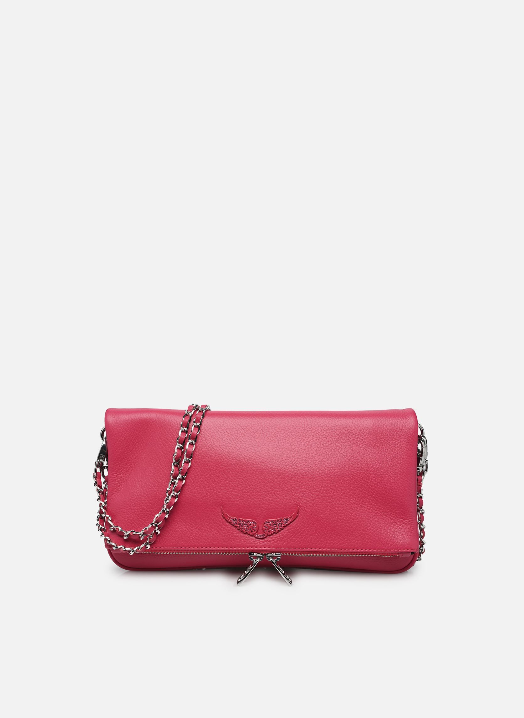 Sacs bandoulière Rock Grained Leather femme rose Zadig & Voltaire Sacs bandoulière Rock Grained Leather femme rose PODIUM