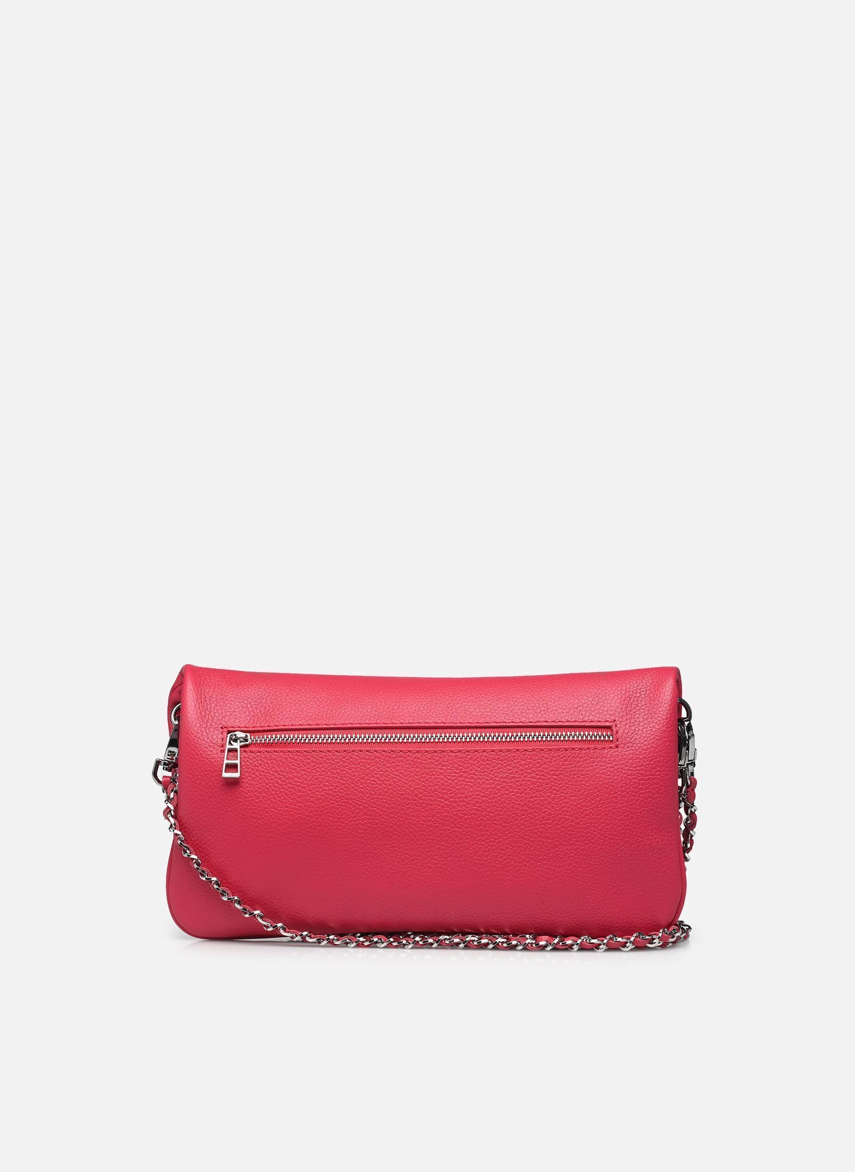 Schoudertassen Rock Grained Leather dames roze Zadig & Voltaire Schoudertassen Rock Grained Leather dames roze PODIUM SILVER