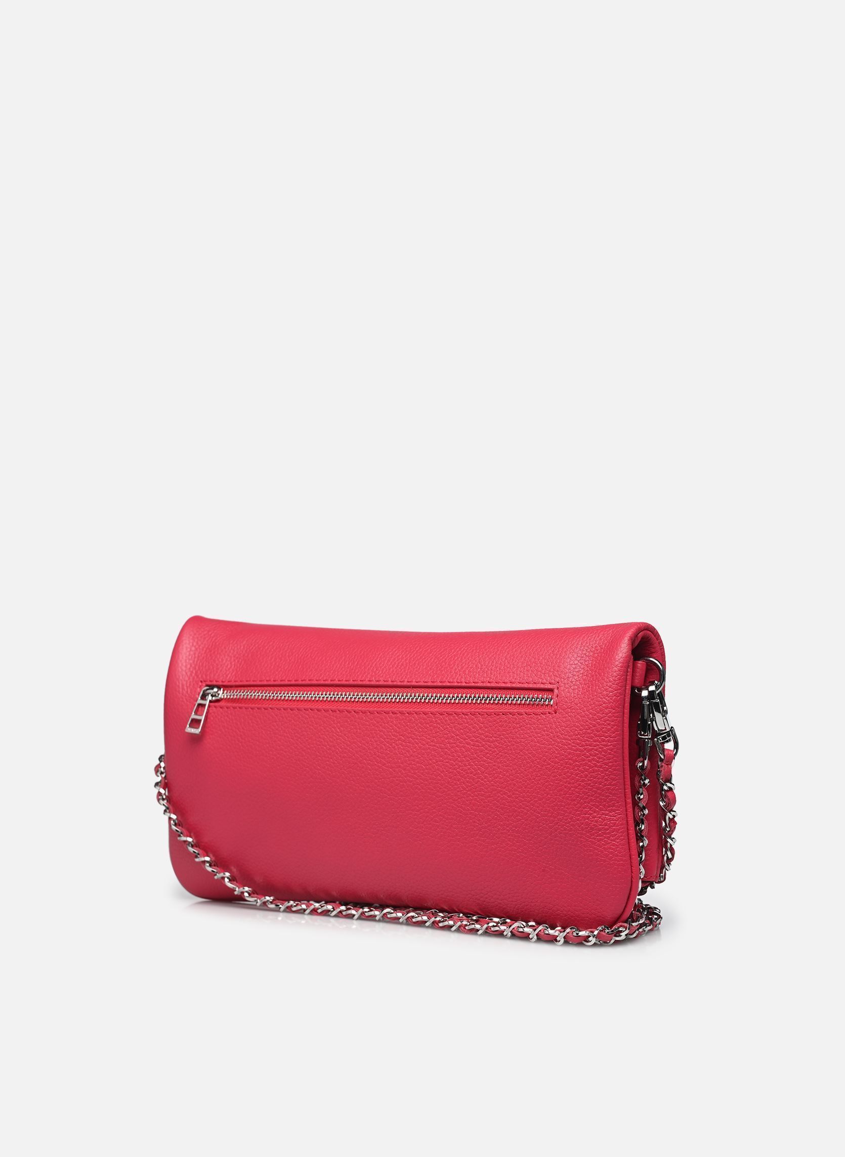 Schoudertassen Rock Grained Leather dames roze Zadig & Voltaire Schoudertassen Rock Grained Leather dames roze PODIUM SILVER