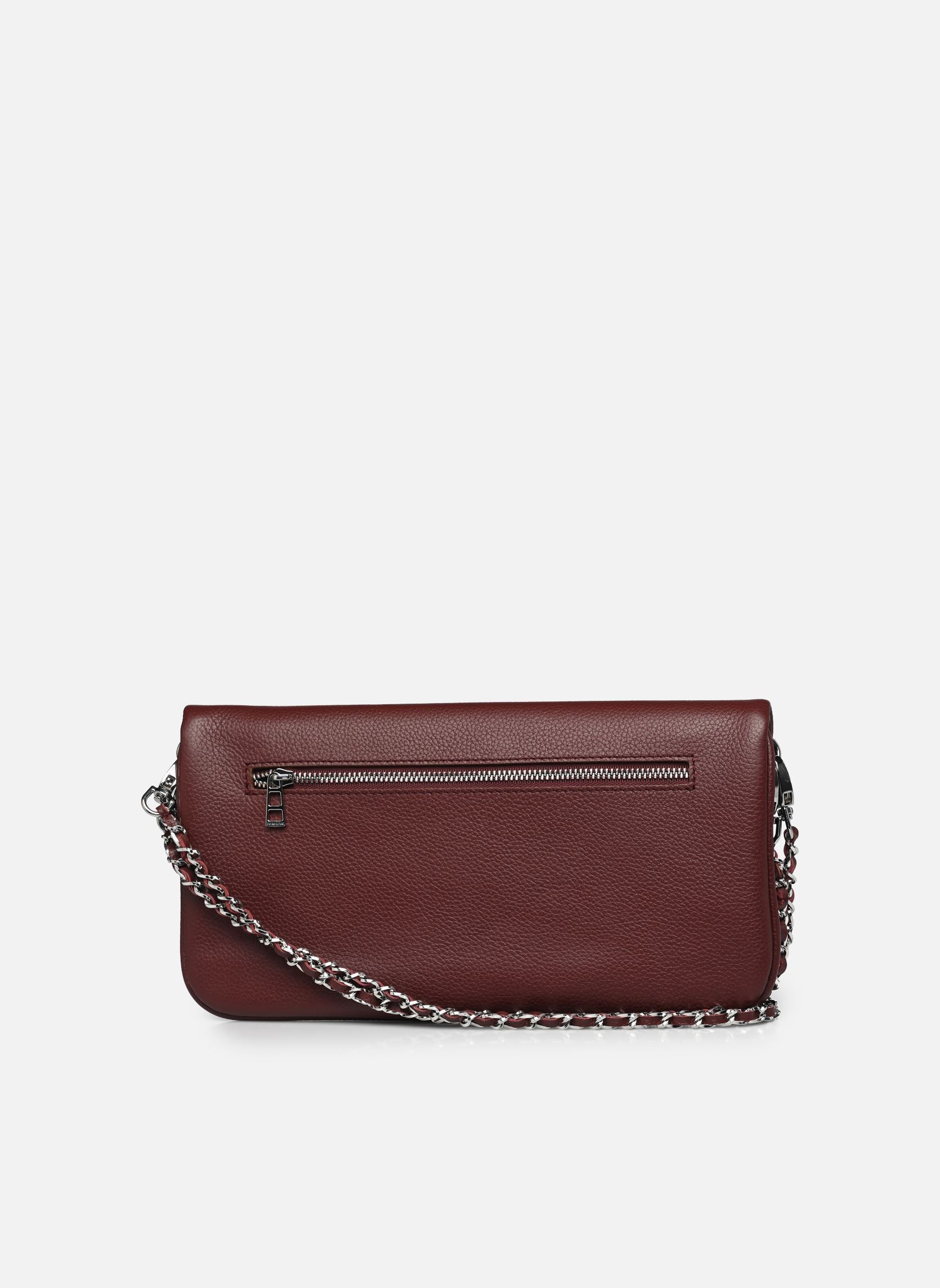 Sacs bandoulière Rock Grained Leather femme bordeaux Zadig & Voltaire Sacs bandoulière Rock Grained Leather femme bordeaux FIERCE
