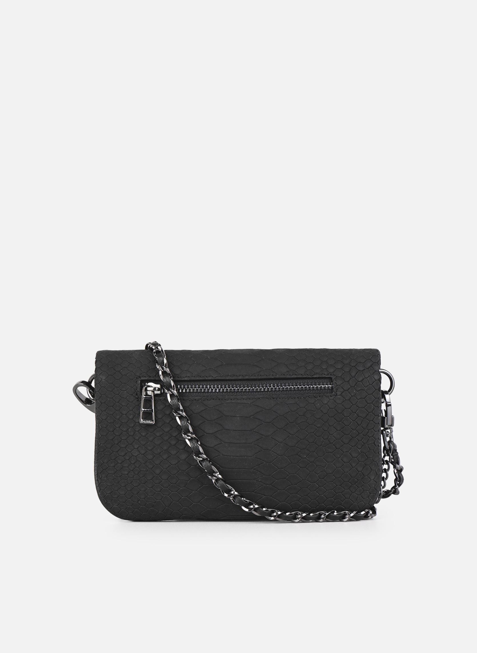 Schoudertassen Rock Nano Soft Savage dames zwart Zadig & Voltaire Schoudertassen Rock Nano Soft Savage dames zwart NOIR
